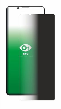 upscreen Blickschutzfolie für Sony Xperia 1 III 5G, Displayschutzfolie, Blaulichtfilter Privacy Folie Schutzfolie Sichtschutz klar Anti-Spy