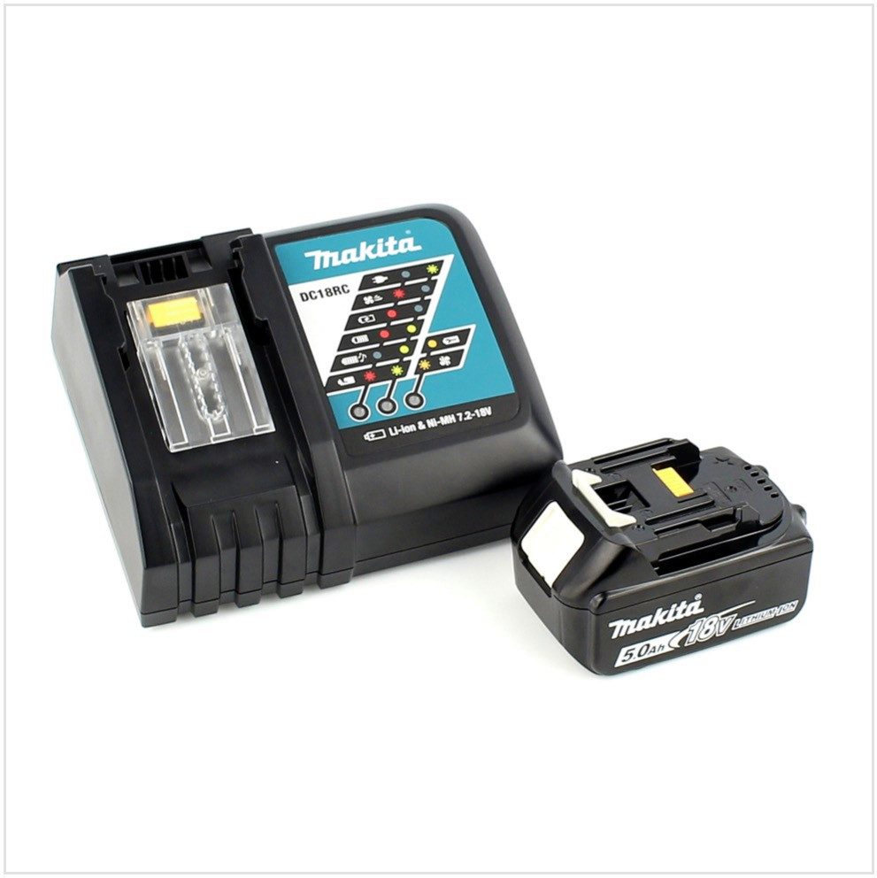 Makita Power Source Kit 18V mit 1x BL1850B Akku 5,0Ah + DC18RC Ladegerät Akkupacks
