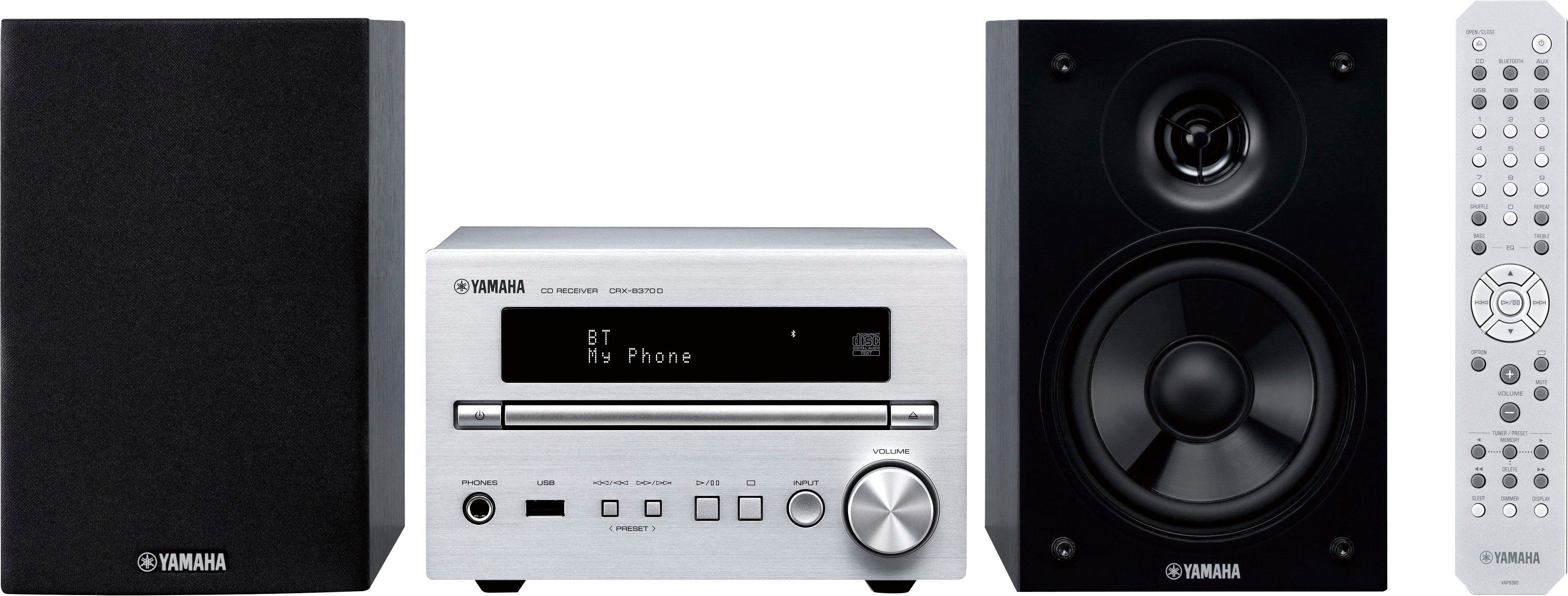 (DAB) (Digitalradio MCR-B270D Silber/Schwarz (DAB), W) 40 FM-Tuner, Digitalradio Yamaha