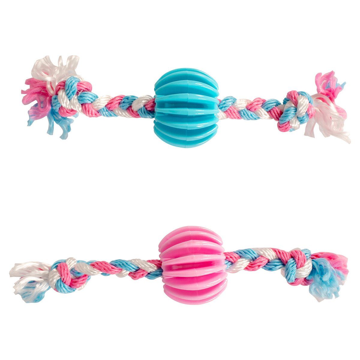 Tierball Hundespielzeug Puppy TPR Snack Ball mit Baumwolle