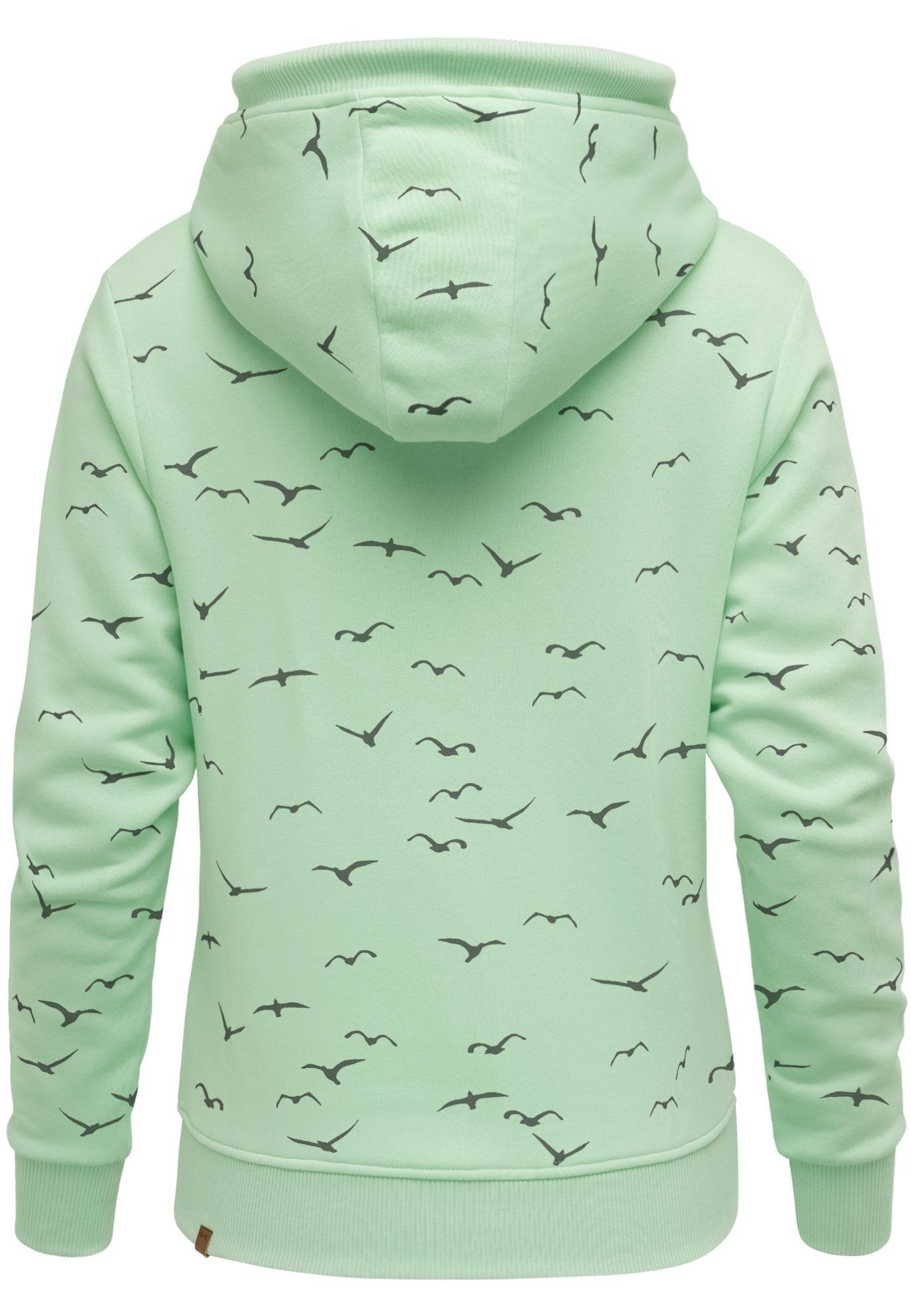 REPUBLIX Kapuzenpullover LOLA Damen Hoodie Sweatshirt Pullover Zipper Jacke