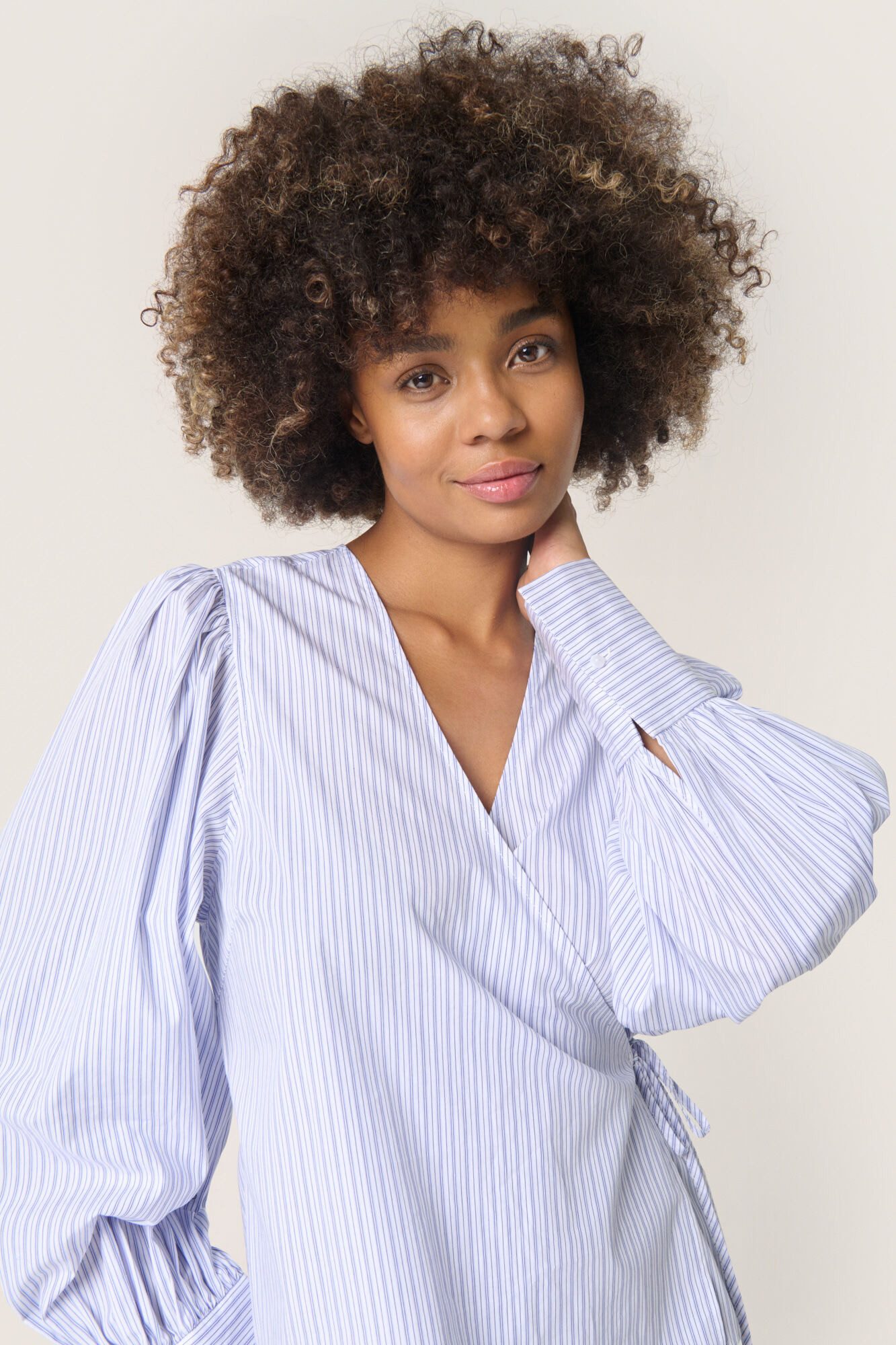 SOAKED IN LUXURY Langarmbluse Langarm-Bluse SLOriana