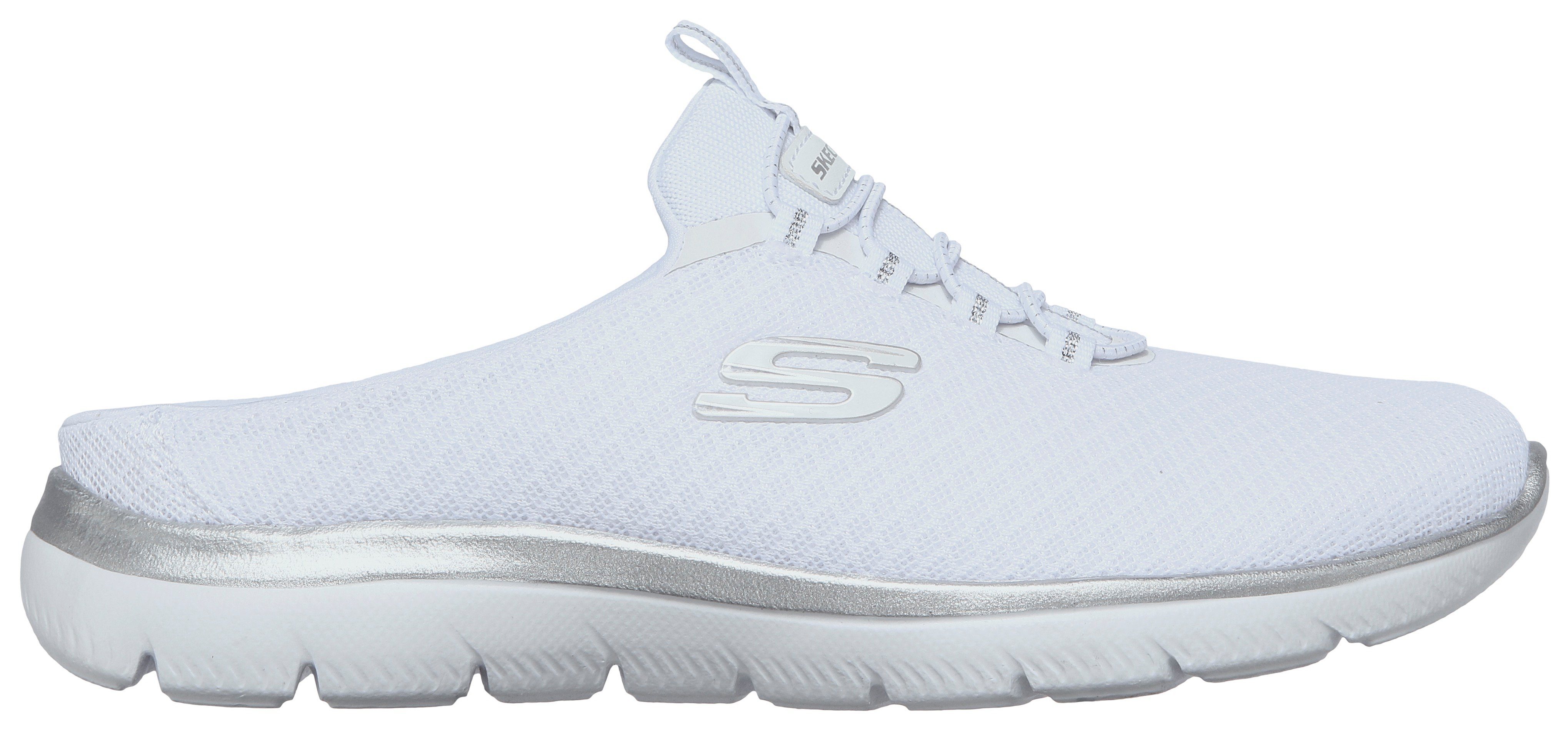 Skechers SUMMITS SWIFT STEP Sabot Sommerschuh, Schlappen, Schlupfschuh in veganer Verarbeitung