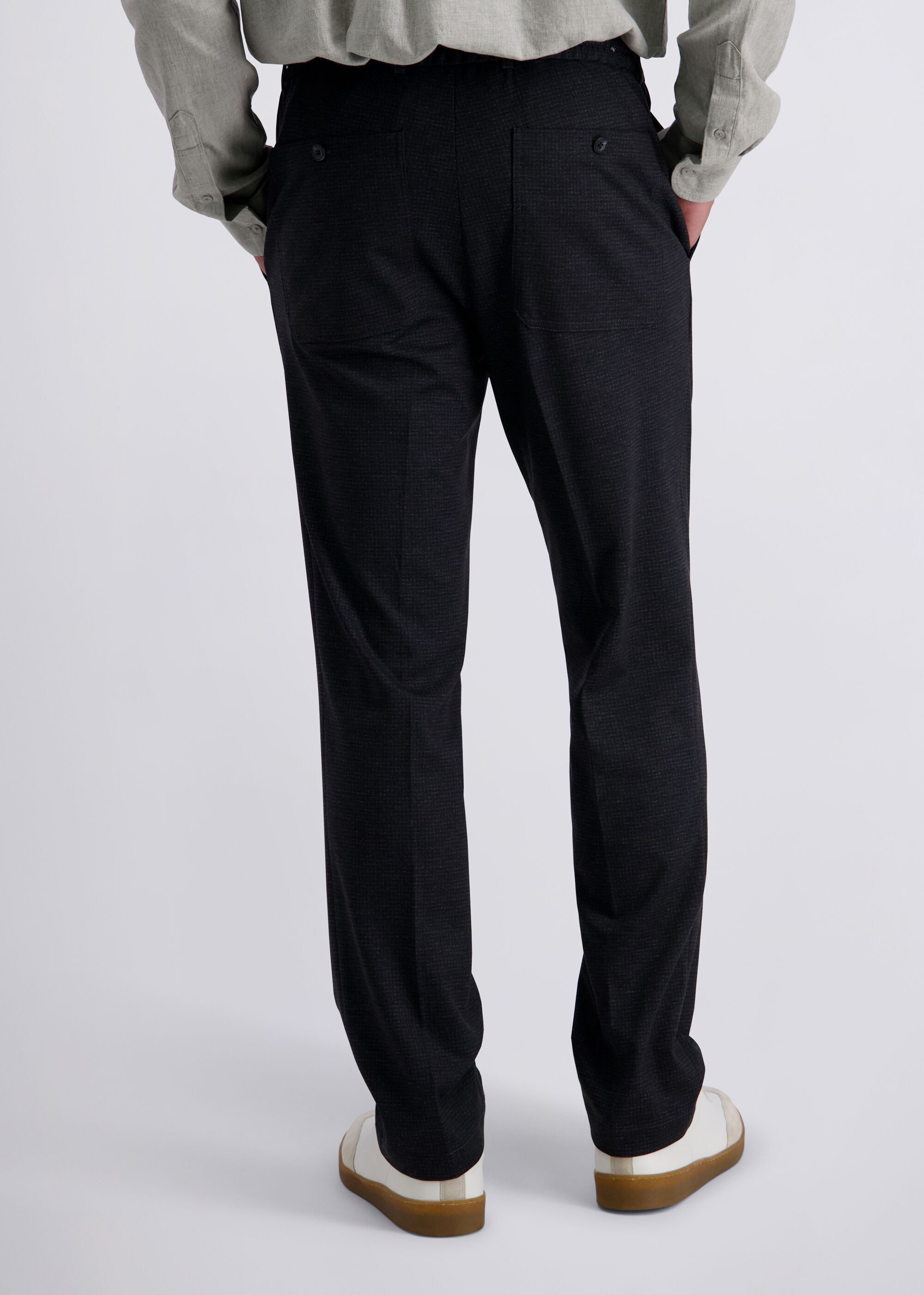 Pierre Cardin Anzughose Rick (1-tlg) mit Kordelzug
