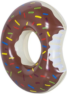Goods+Gadgets Schwimmring Aufblasbarer Donut Schwimmreifen (Schwimmring, Luftmatratze)
