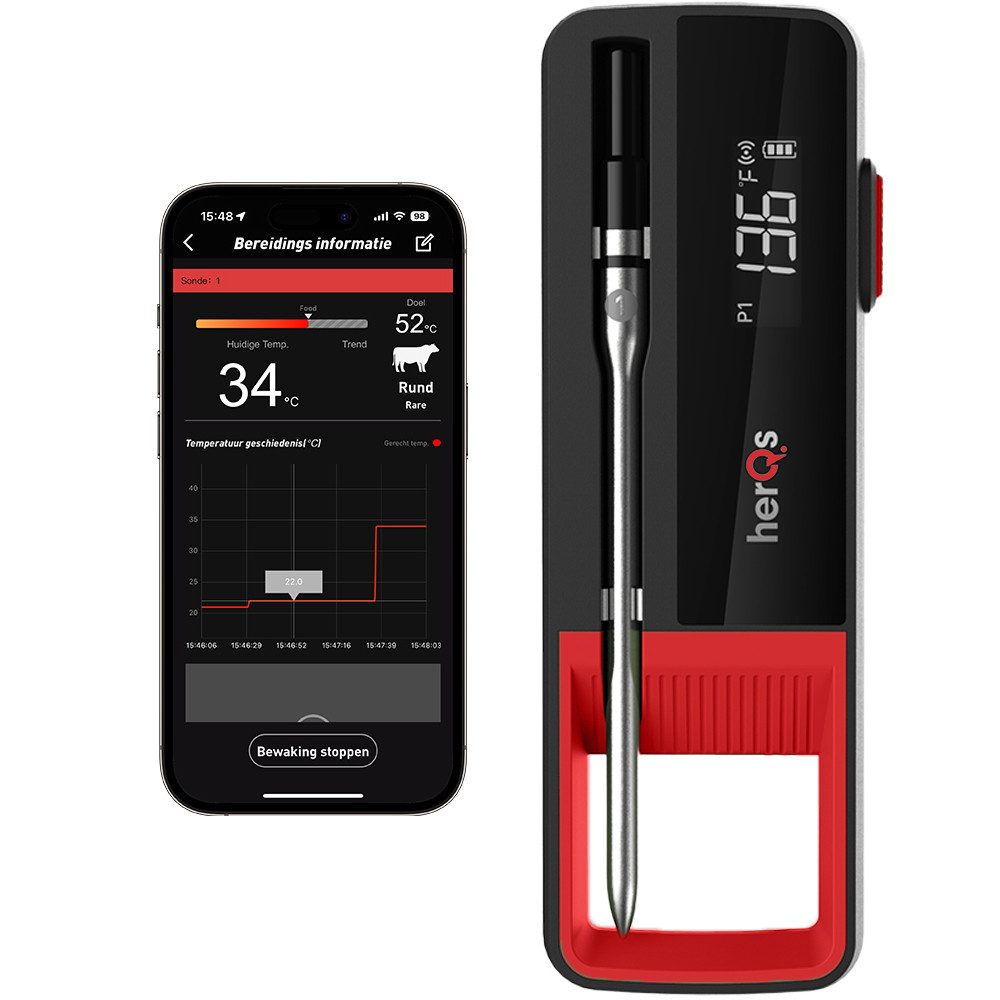 HerQs Grillthermometer Single Max