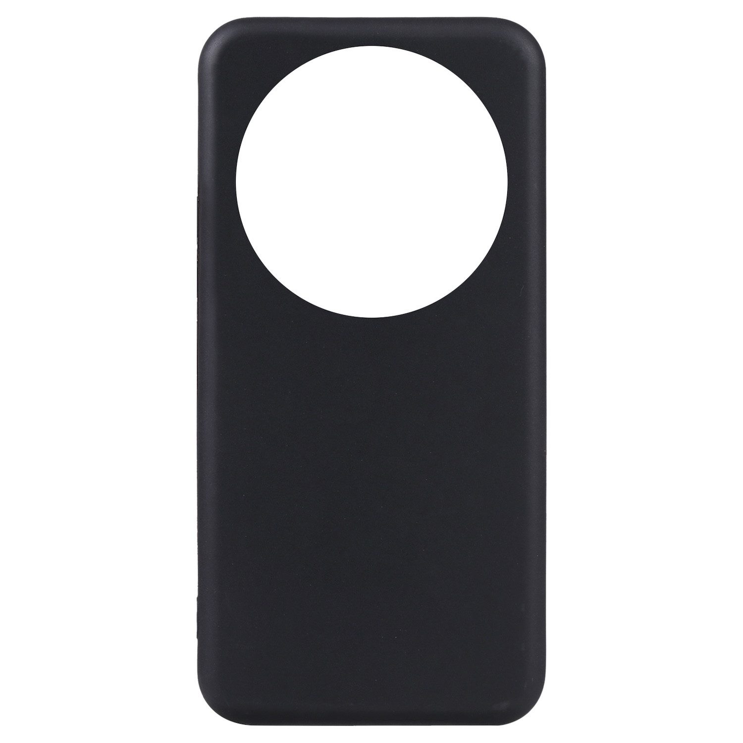 Wigento Handyhülle Für ZTE Blade A75 5G Silikon TPU Schutz Hülle Flexibel dünn Schwarz, Stilvolle TPU Hülle, präzise Aussparungen, schützend