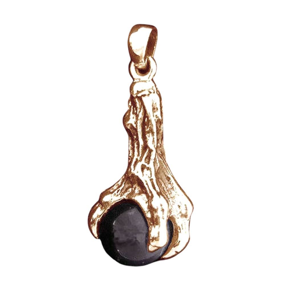 HOPLO Kettenanhänger Drachen-Kralle Vogel Kralle Schmuck Anhänger Bronze - Drachen -