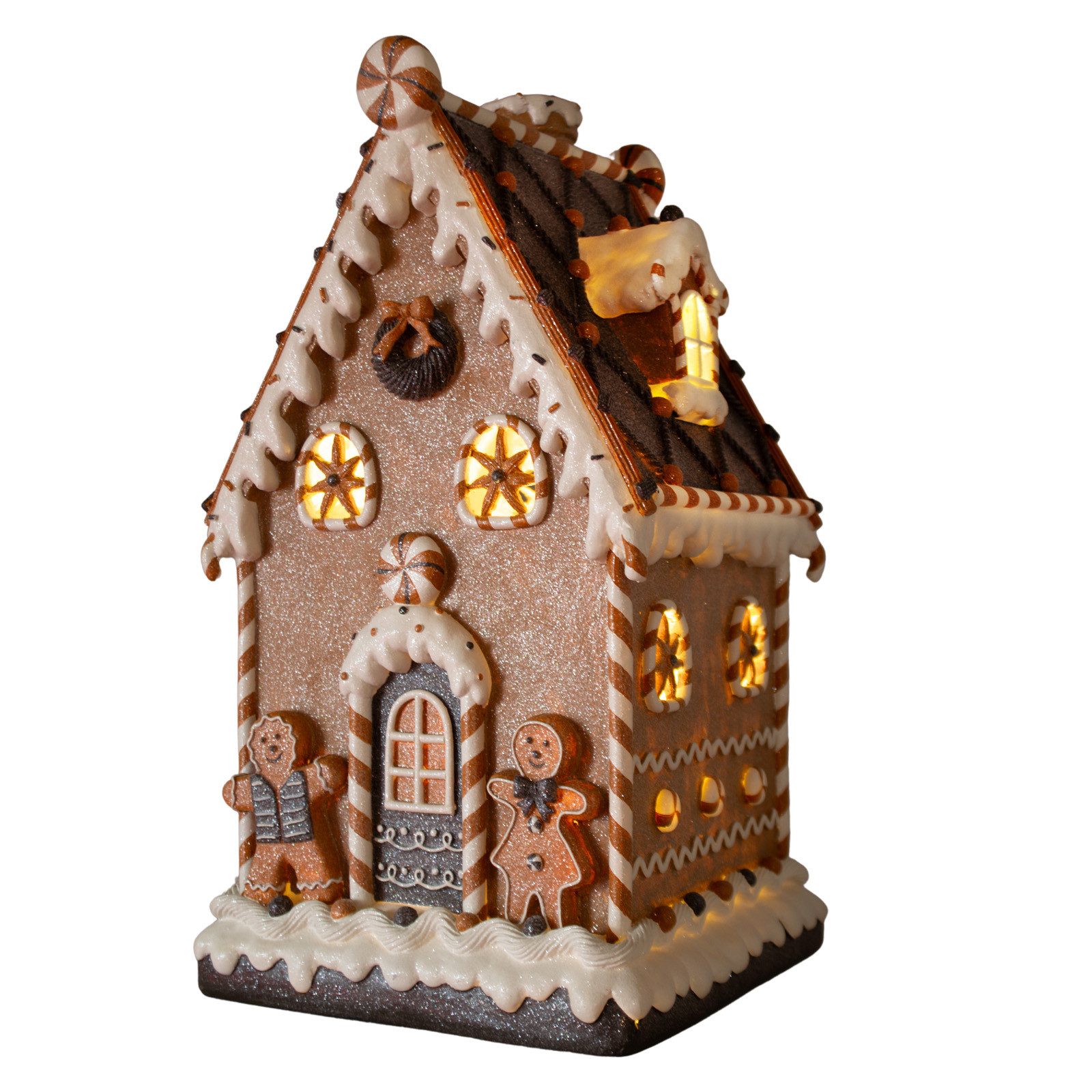 Weihnachtshaus XL LED Lebkuchenhaus 51cm