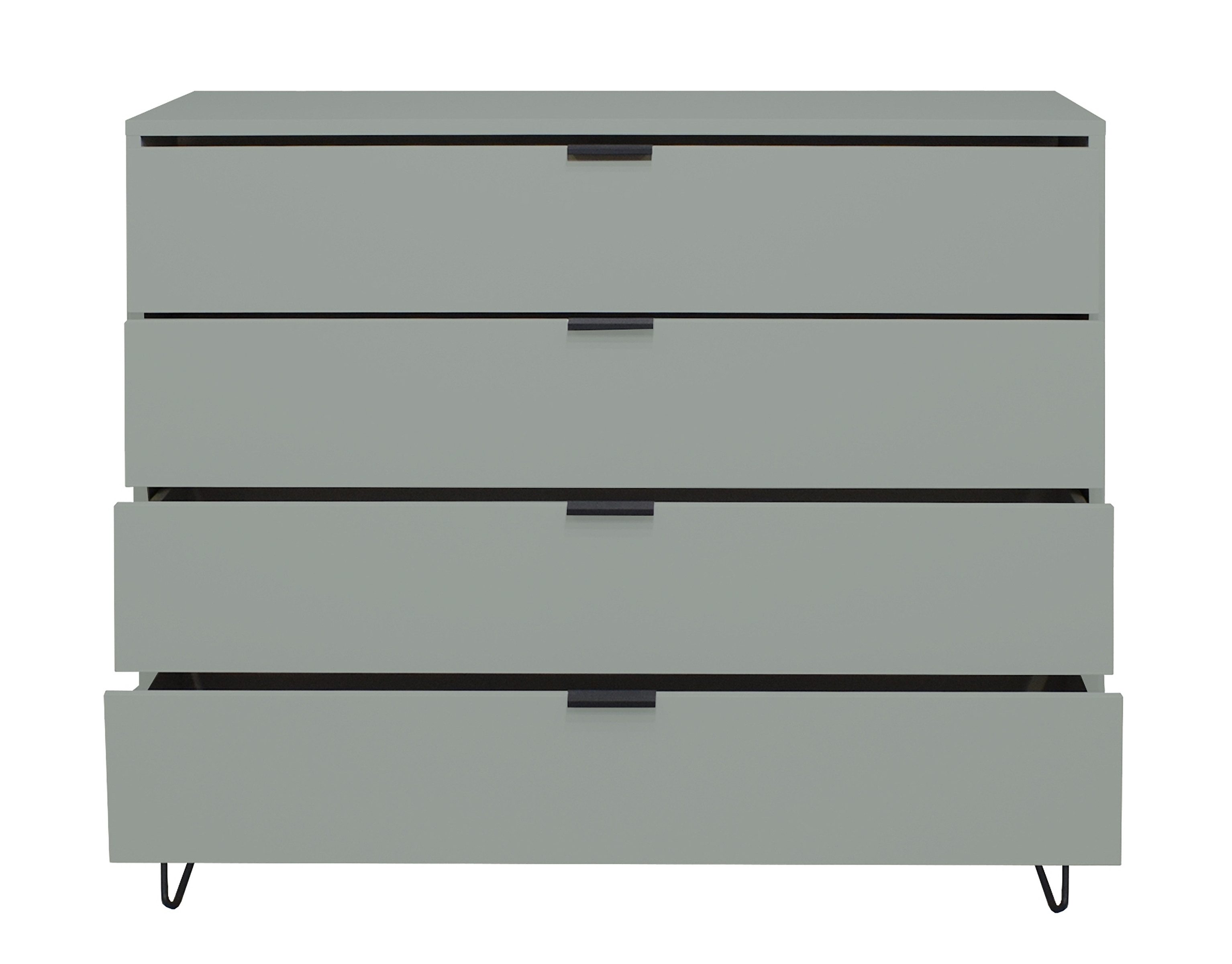freiraum Schubkastenkommode Bonnie, in pine green matt lack - 119x101x45cm (BxHxT)