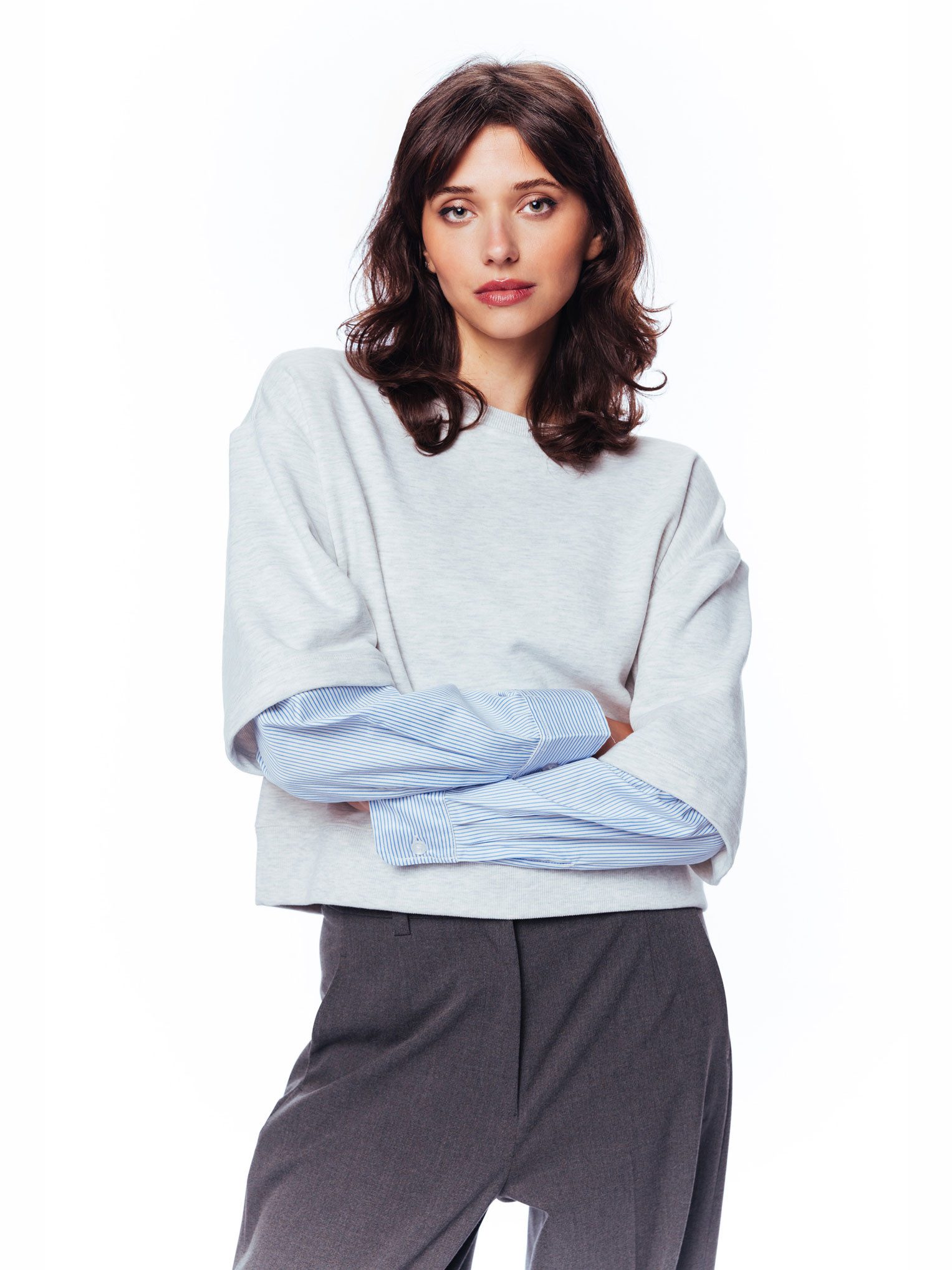 Catwalk Junkie Sweatshirt Sweater with blouse sleeves