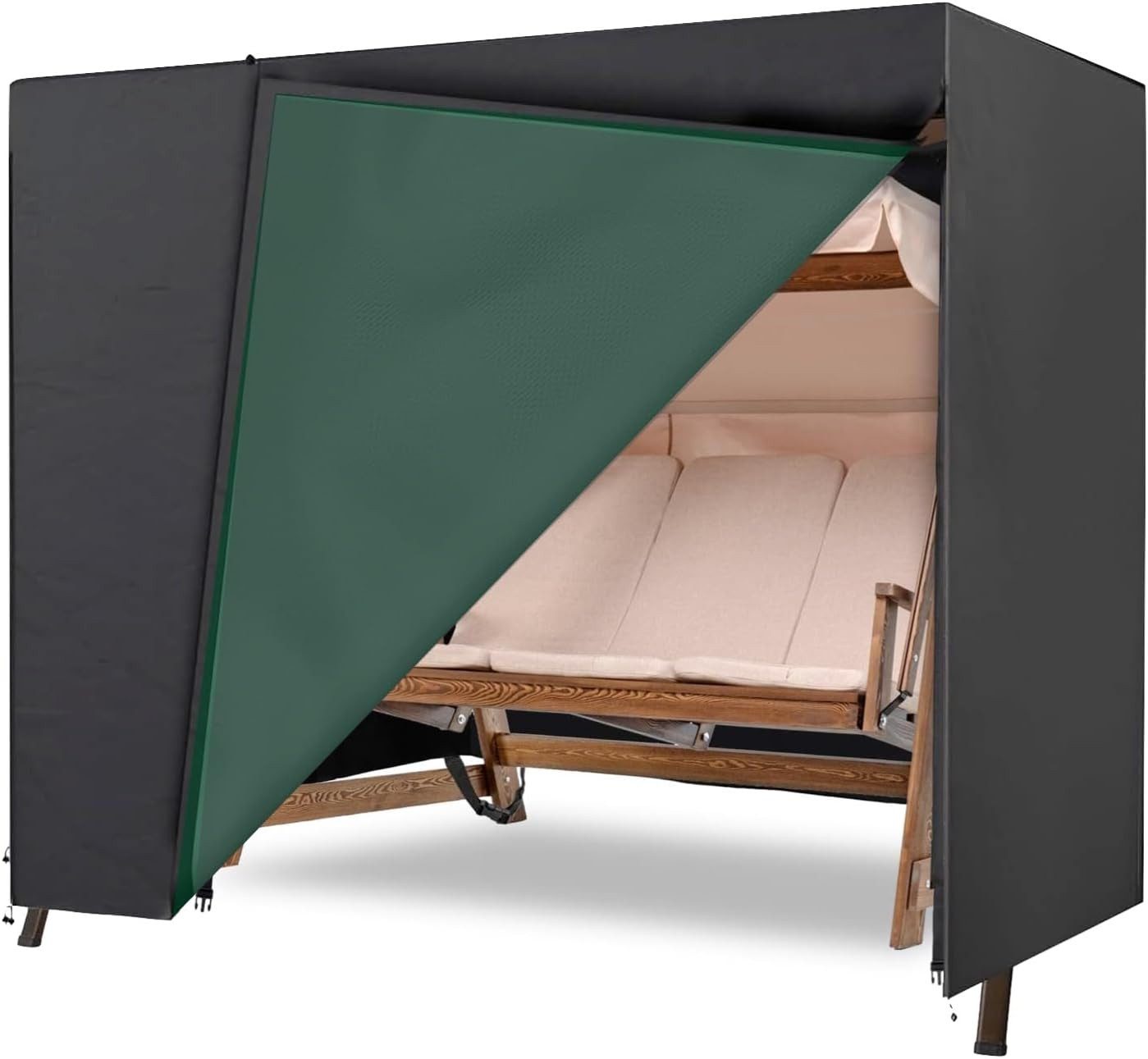 Gartiva® Hollywoodschaukel Abdeckung Hollywoodschaukel, für 2,3,4-Sitzer, wasserfest & Winddicht, Packung, 1 tlg.