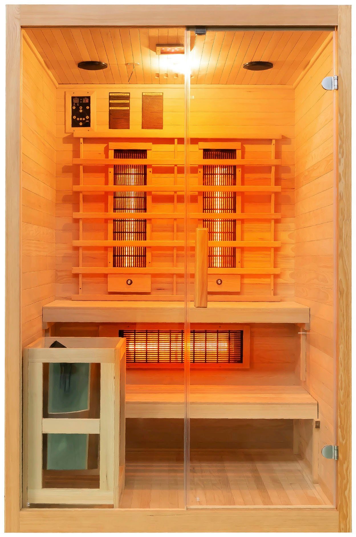 Sanotechnik Infrarotkabine »Twincombi« Sauna+Infrarot, BxTxH: 130 x 120 x 200 cm, LxBxH: 130x120x200cm