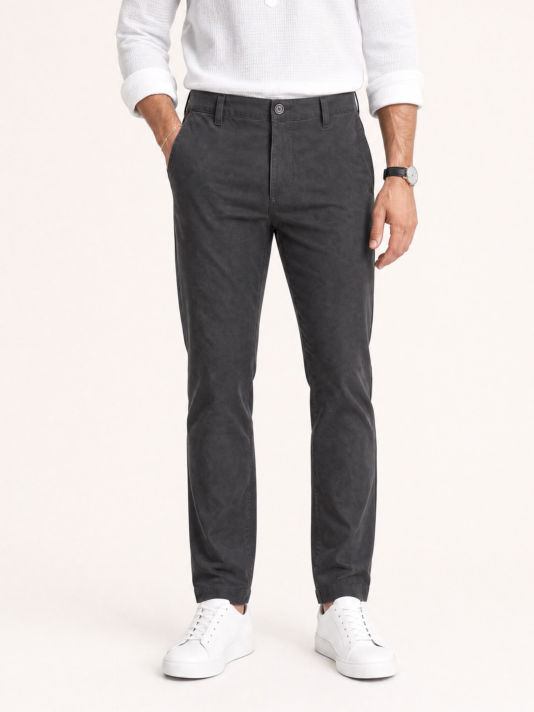 Yazubi Chinohose elegante Chino Hose mit Stretch Slim Fit Herren Hosen für Männer, Stoffhosen & Chinohosen, Herrenhosen