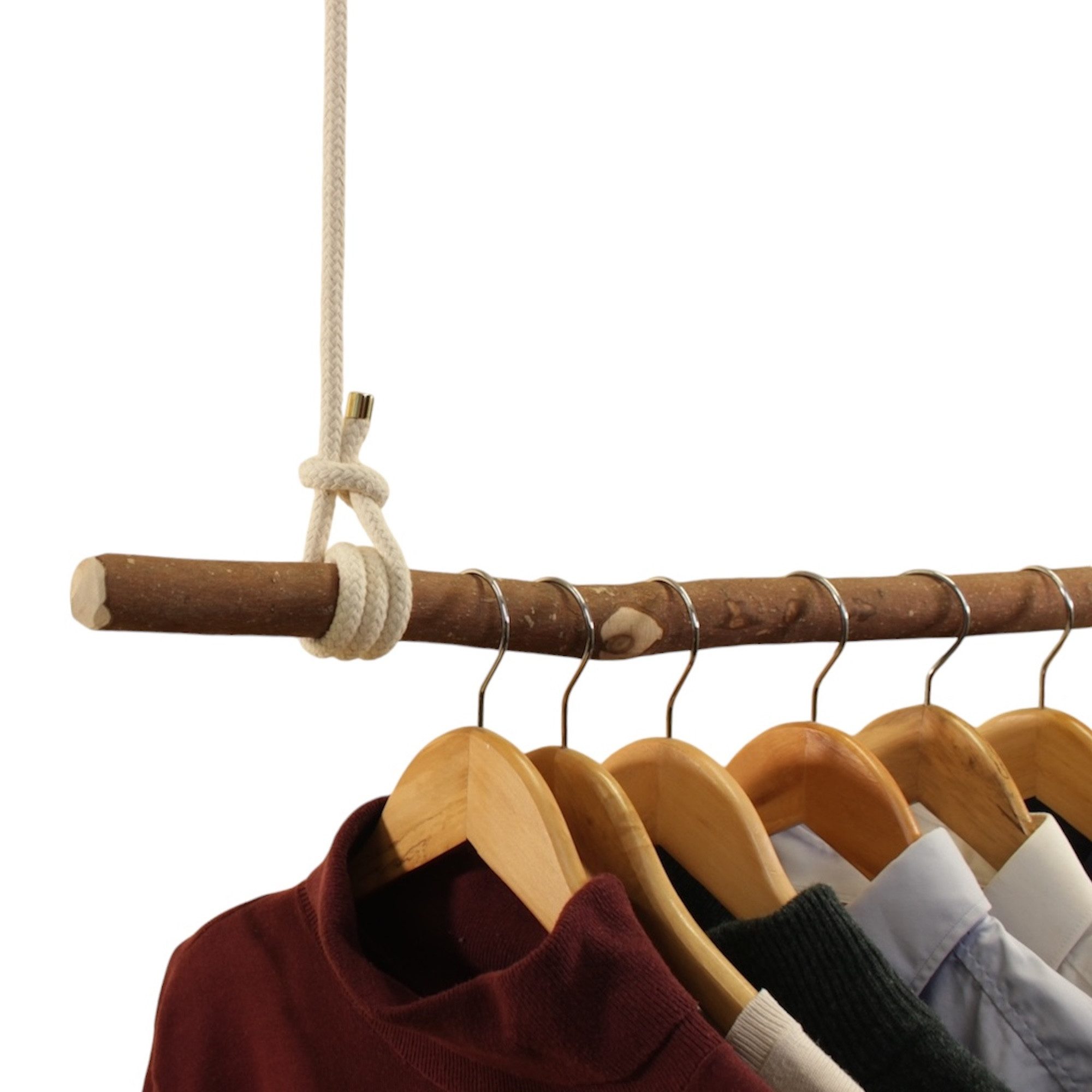 herbeschick. Garderobenstange Hängegarderobe "Naturbursche", Kleiderstange, günstig online kaufen