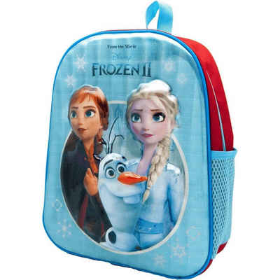 Disney Kinderrucksack Eiskönigin Frozen Rucksack für Kinder, 36 cm Rucksack, Tasche, verstellbare Schultergurte