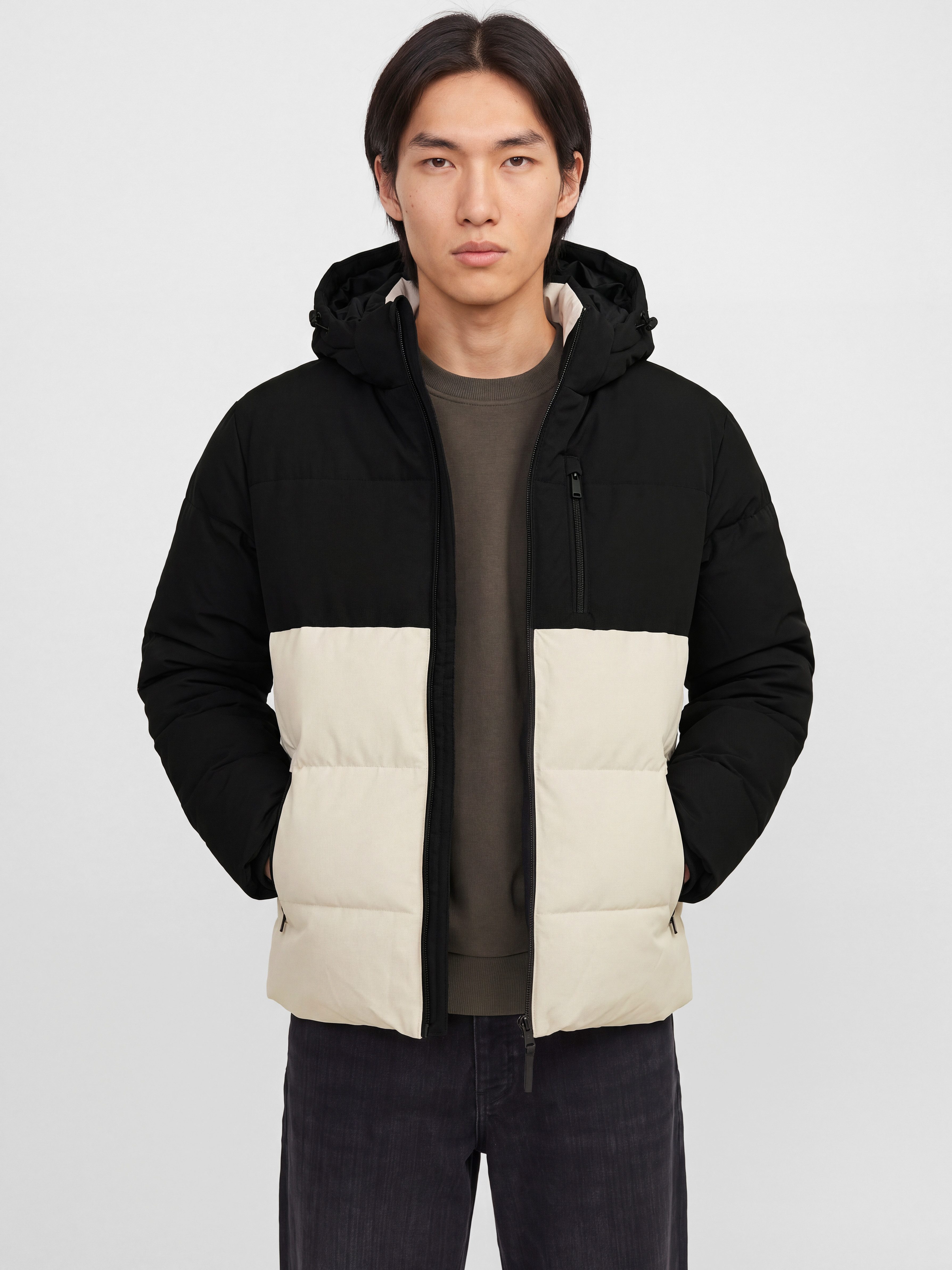 Jack & Jones Steppjacke JJEBECKS PUFFER SN Kunstfaser, regular fit