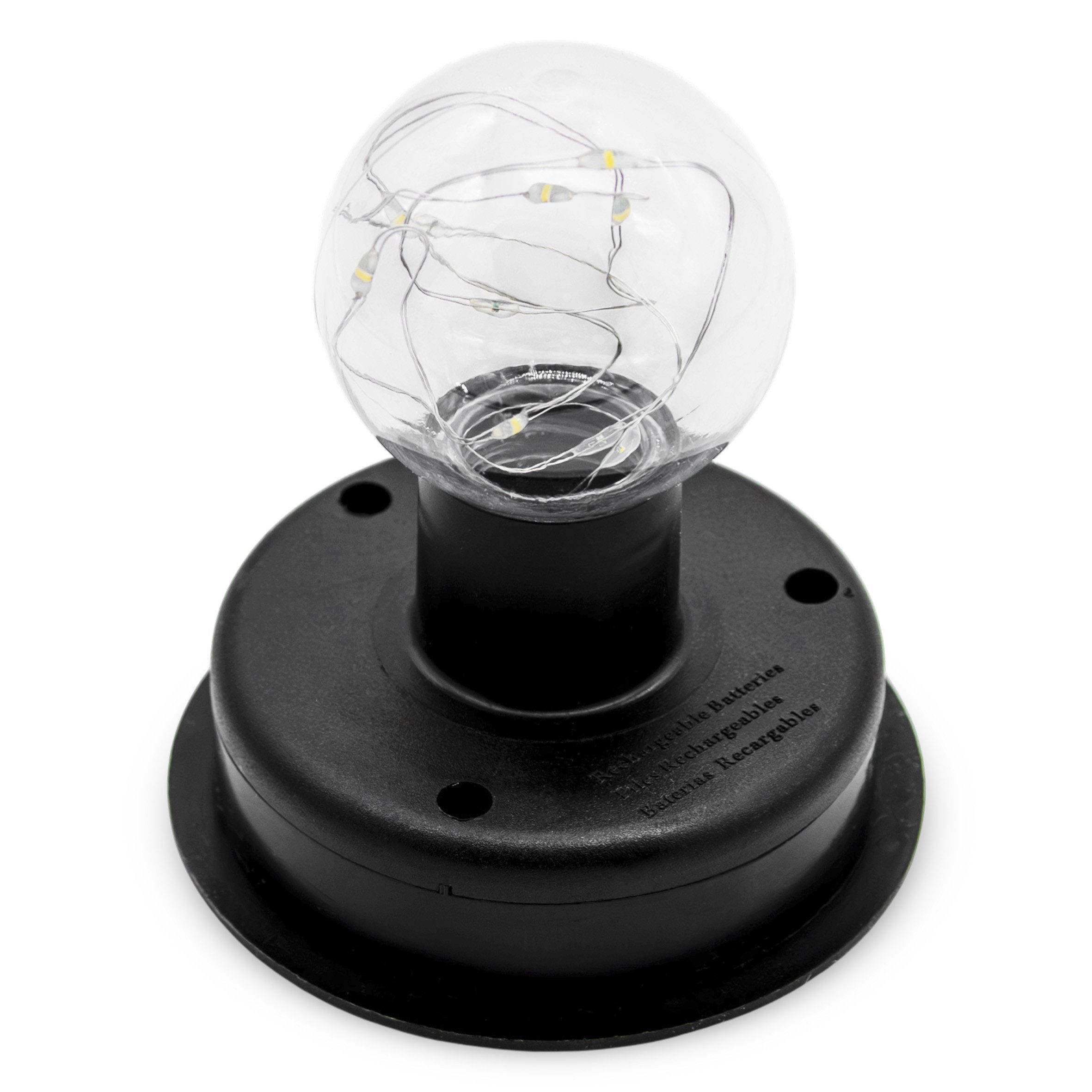 Spetebo Dekoobjekt LED Solar Kugel in Flechtoptik (27 cm, 1 St., warm weiß), Garten Kugelleuchte zum Hängen – Bild 4 von 5