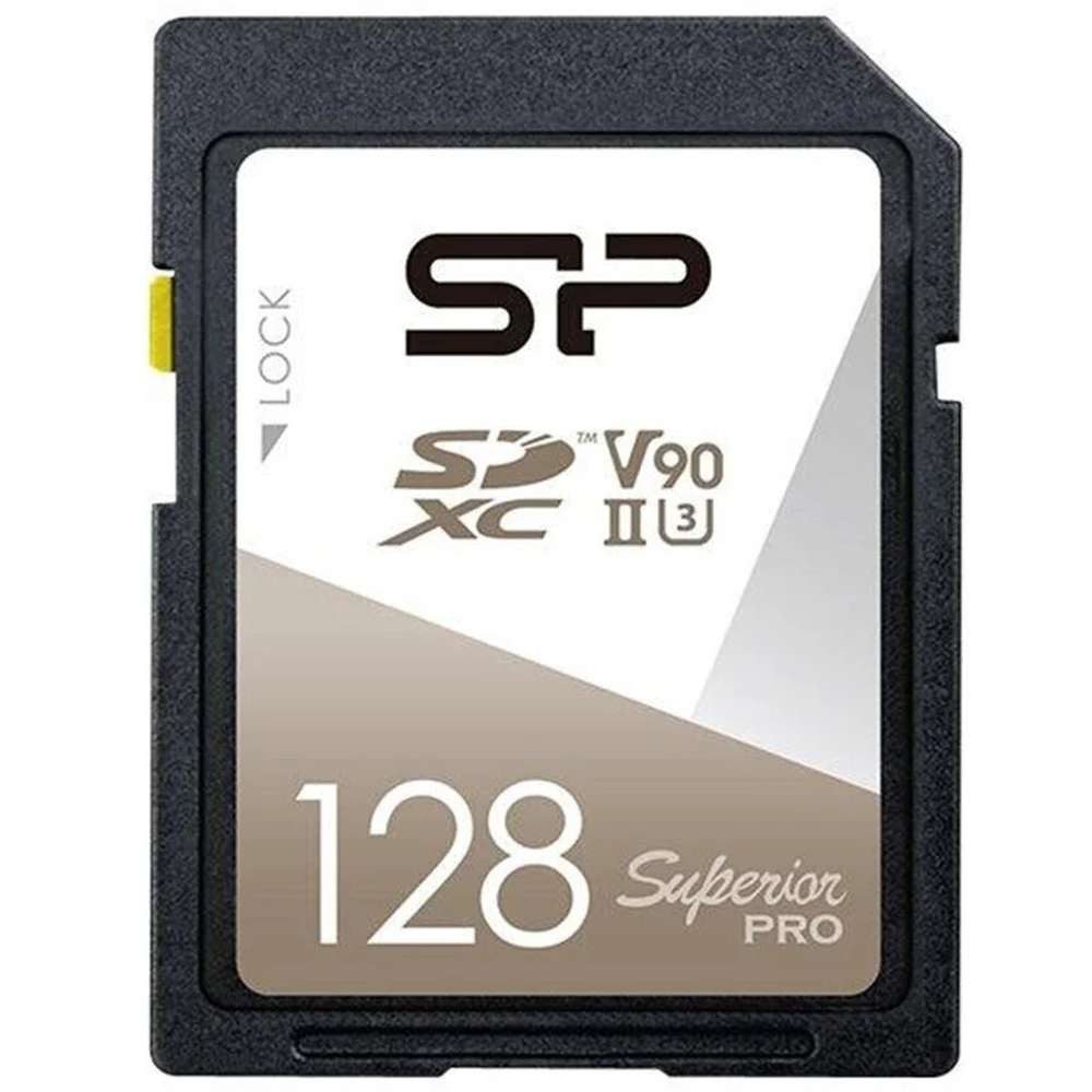SILICON POWER Silicon Power SD-Card 128GB UHS-2 U3 CreatePro CR90D CL.10 Speicherkarte