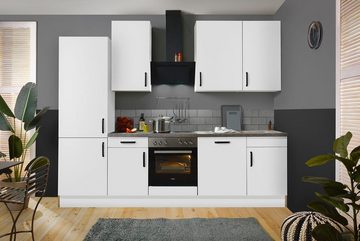 wiho Küchen Küchenzeile "Simi", mit verstellbaren Füßen, Breite 280 cm, wahlweise mit E-Geräten, Soft-Close-Funktion in Schubkästen & Auszügen