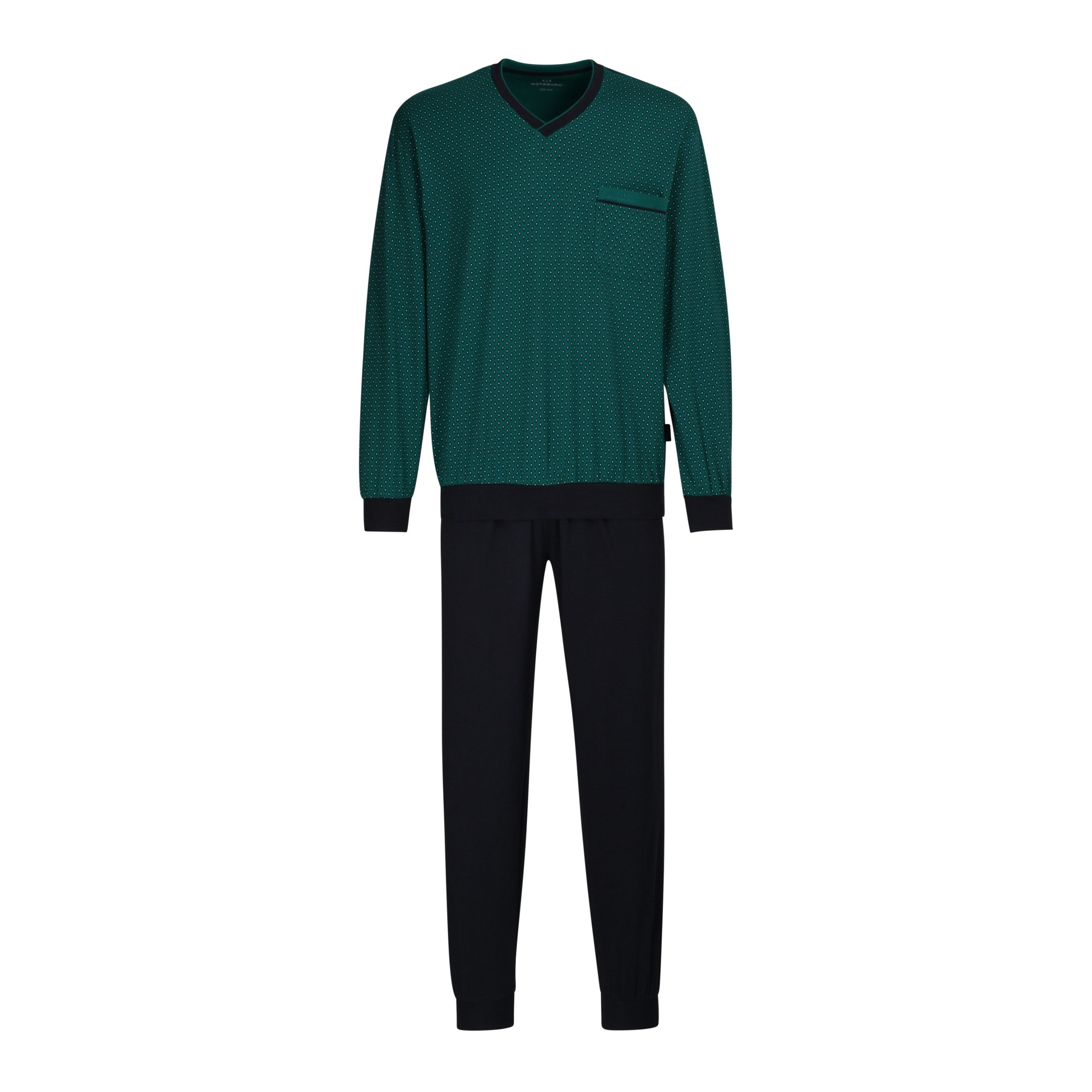 GÖTZBURG Pyjama GÖTZBURG Herren Pyjama grün günstig online kaufen