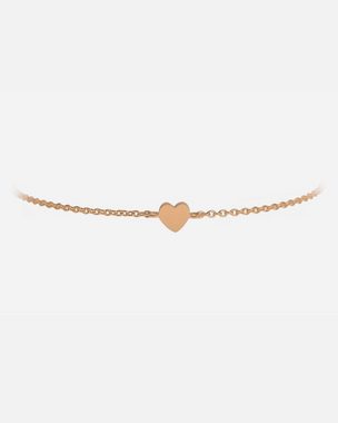 Pernille Corydon Charm-Armband Heart Armband Damen 15-18 cm, Silber 925, 18 Karat vergoldet