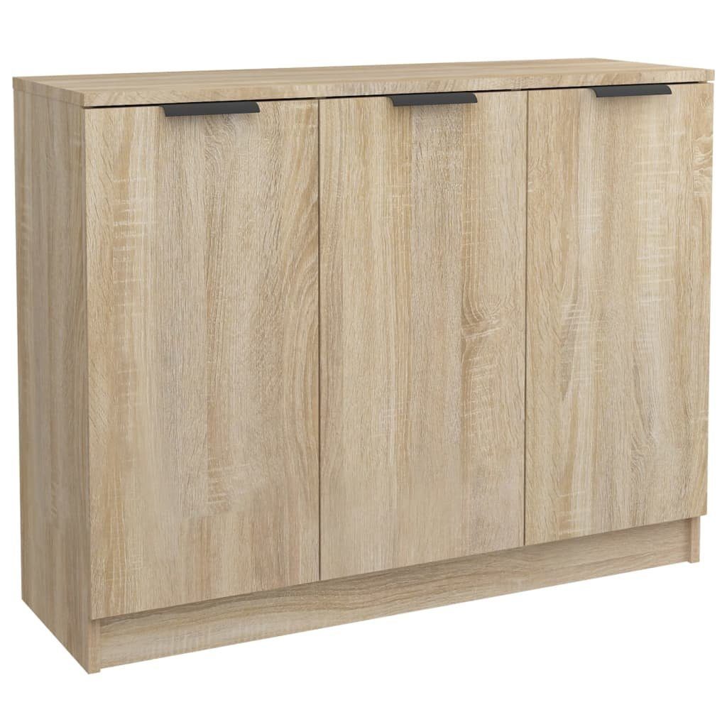 furnicato Sideboard Sonoma-Eiche 90,5x30x70 cm Holzwerkstoff günstig online kaufen