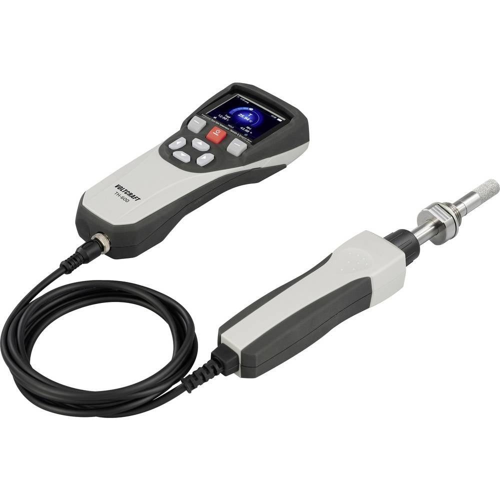VOLTCRAFT Hygrometer TH-600 Taupunktmessgerät für Druckluftsysteme 0 % rF 100 % rF, Datenloggerfunktion