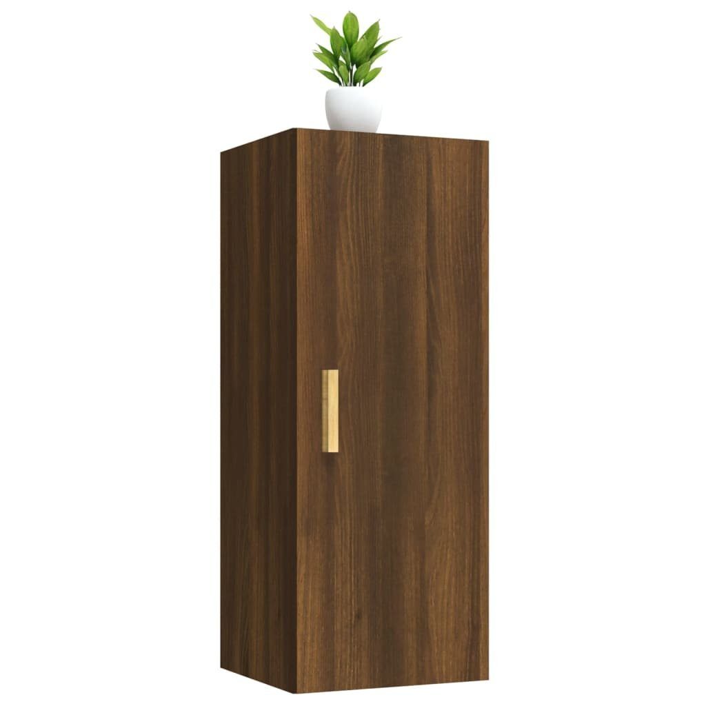 cm 1-tlg. 34,5x34x90 Holzwerkstoff, Wandschrank Eiche Braun Regal Eichen-Optik vidaXL Braune