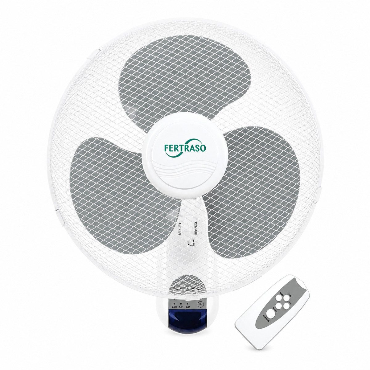 Fertraso Wandventilator 4696, 40 cm Durchmesser, 90° Oszillation, Fernbedienung und Timer bis 7,5 Stunden