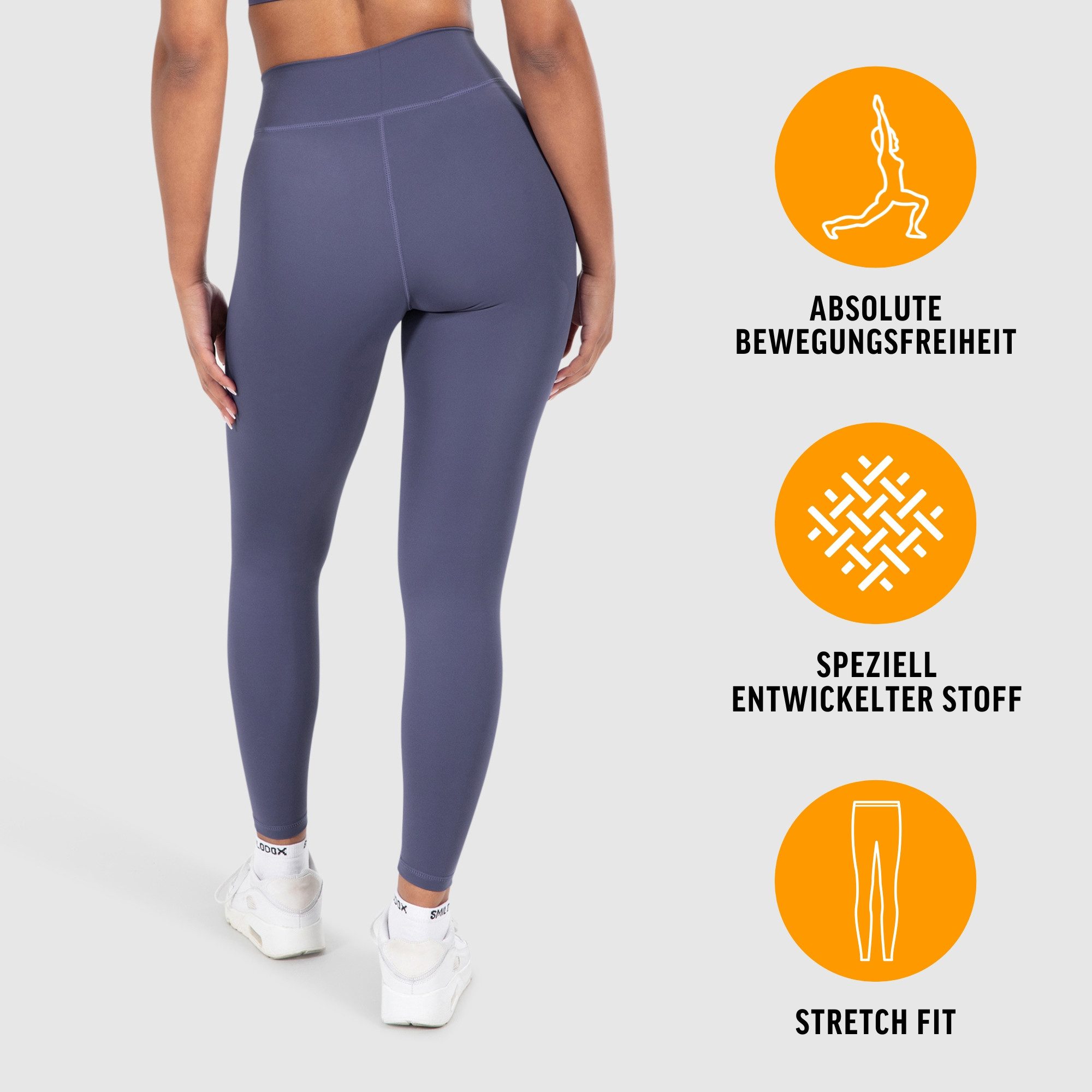 Smilodox Leggings Selina, High Waist Shaped Fit Yogahose mit hohem Bund Bli günstig online kaufen