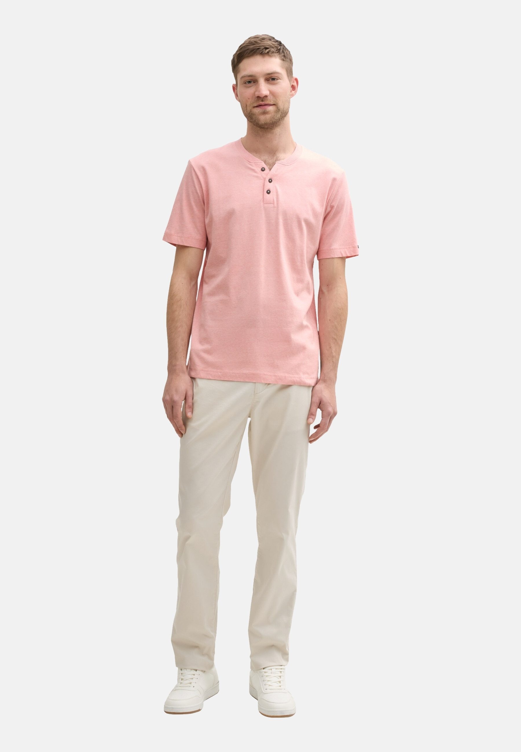 TOM TAILOR Henleyshirt T-Shirt Kurzarmshirt (1-tlg) günstig online kaufen