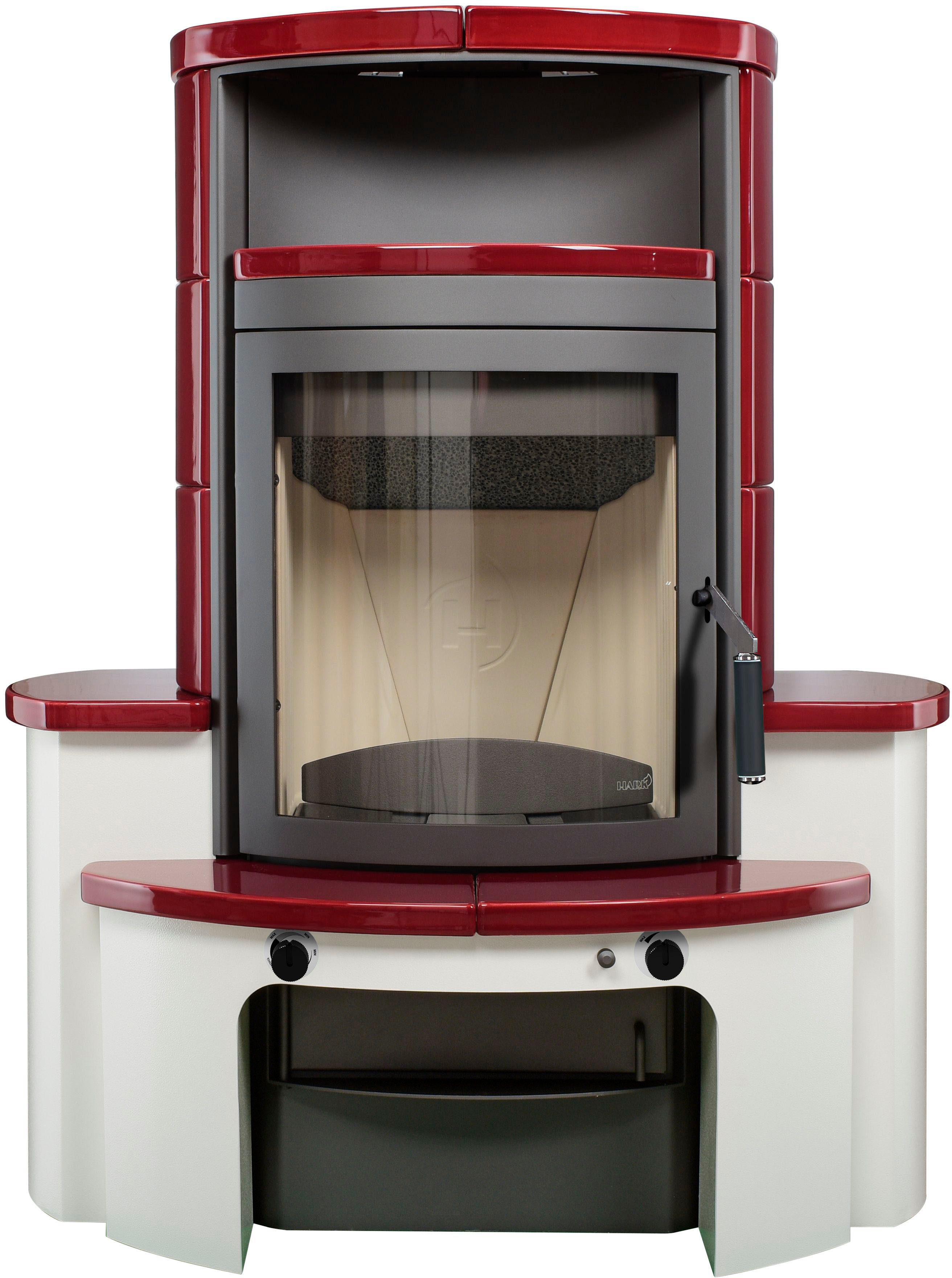 HARK Kaminofen »Avenso GT ECOplus 8 KW«, 8 kW, Dauerbrand, bordeaux-rot