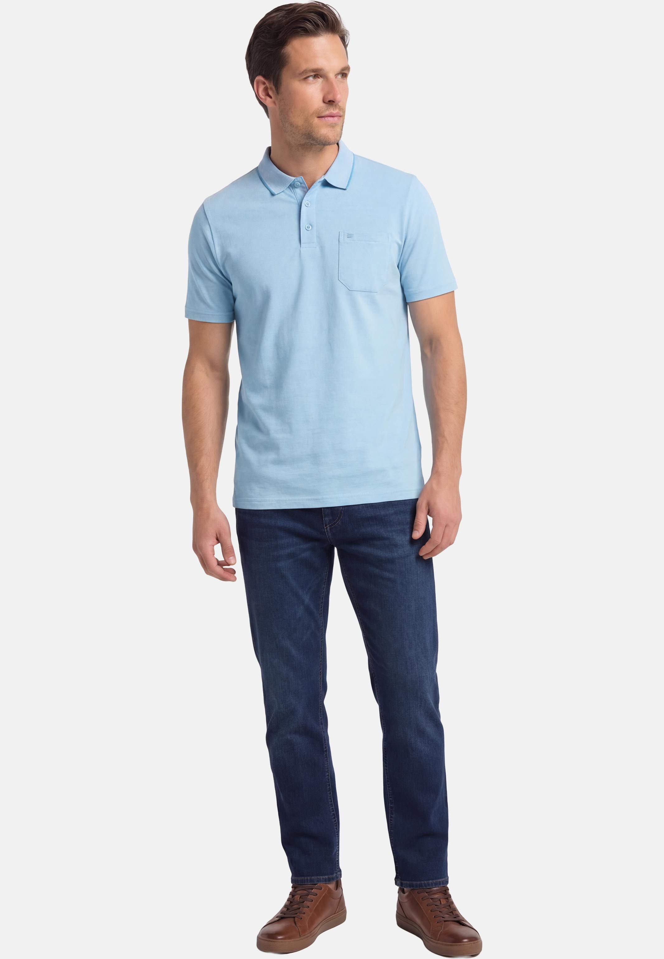 Redmond Poloshirt Basic (1-tlg) Poloshirt - Baumwolle - Atmungsaktiv