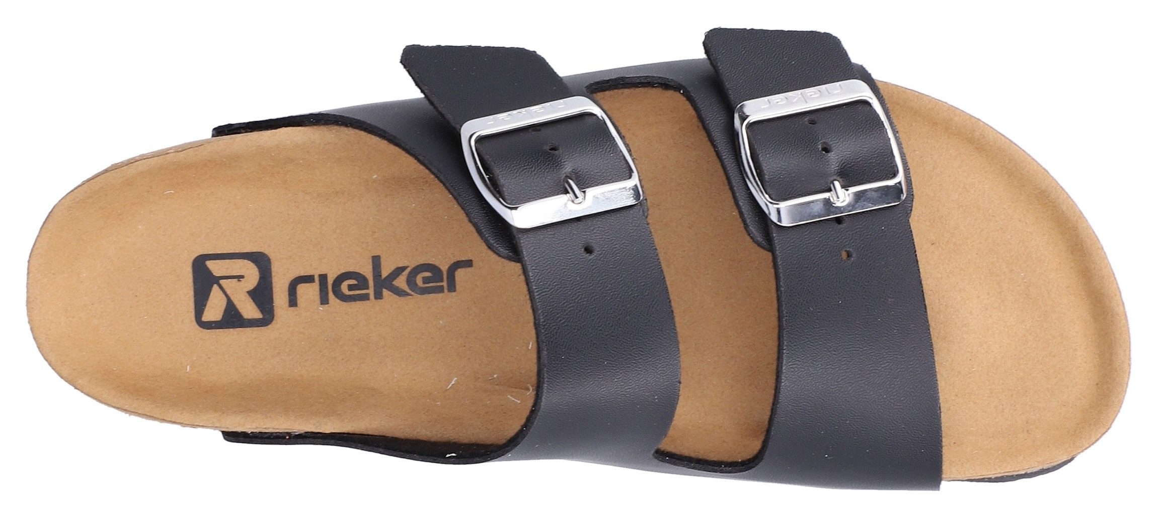 Rieker Pantolette Sommerschuh, Strandschuh, Hausschuh mit verstellbaren Schnallen