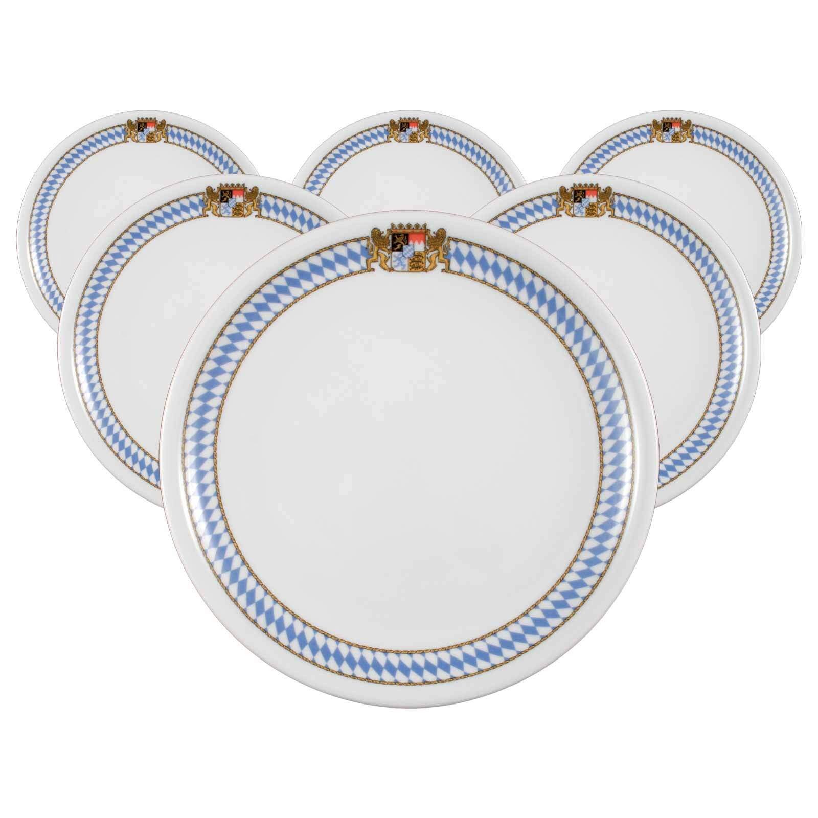 Seltmann Weiden Speiseteller Compact Bayern Speiseteller ø 25,4 cm 6er Set, (6 St)