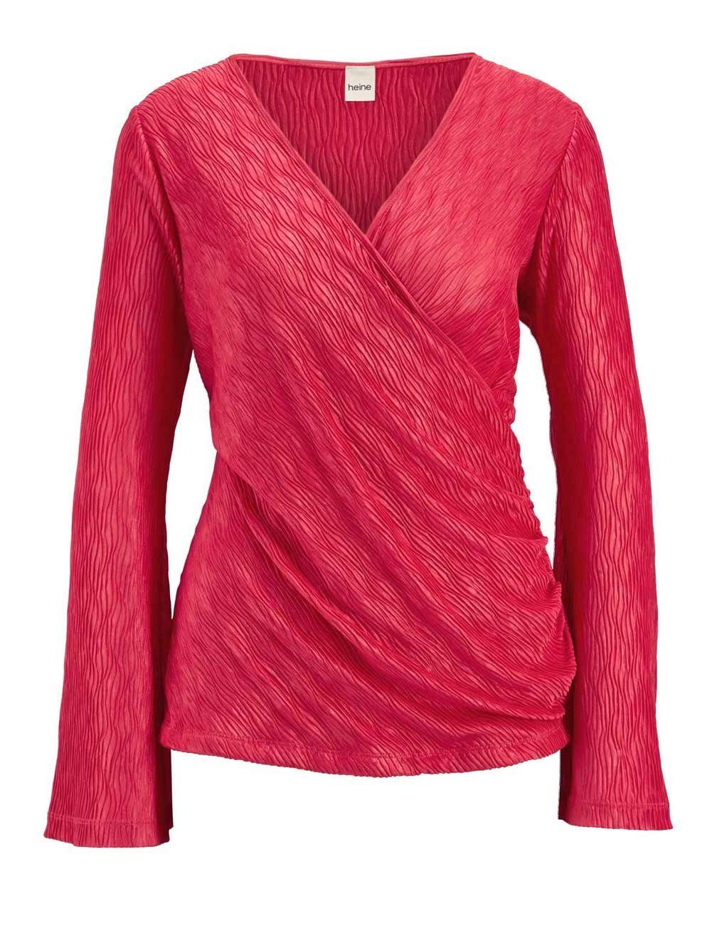 heine Damen Shirt, V-Shirt Heine hibiskus