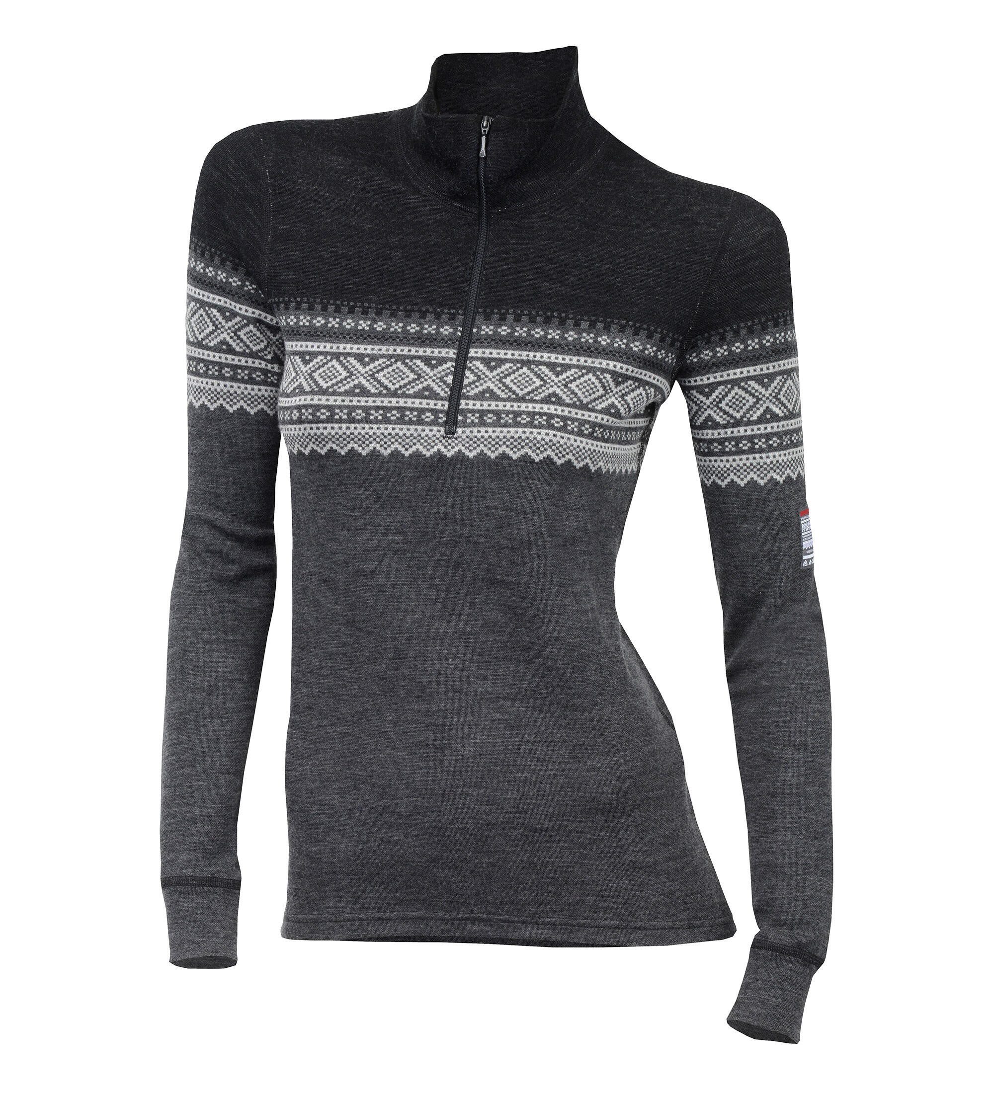 Aclima Strickfleece-Pullover DesignWool Marius Mockneck - günstig online kaufen