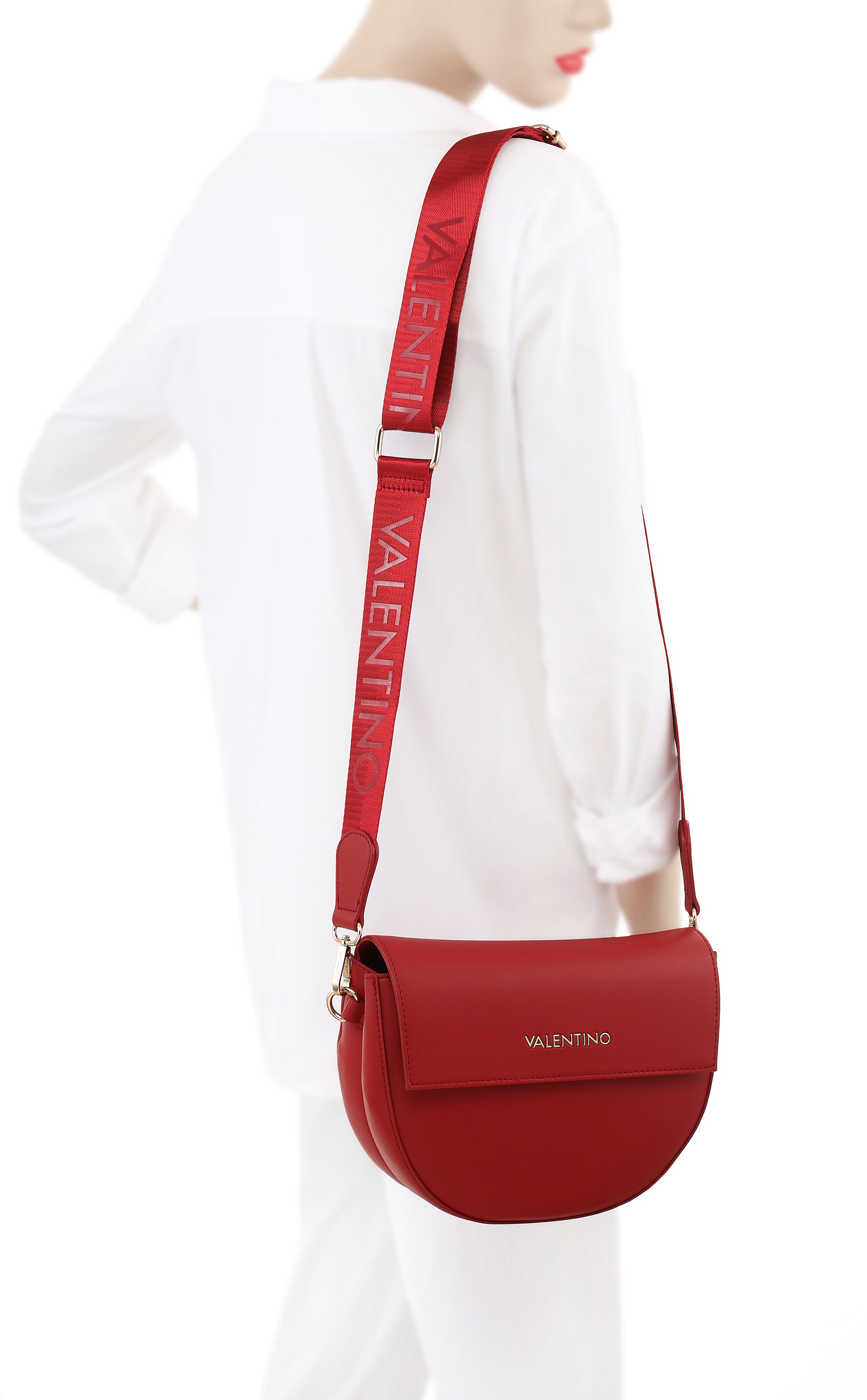 VALENTINO BAGS Umhängetasche BIGS, Damen Clutch, Schultertasche im Umschlag und Logoschriftzug