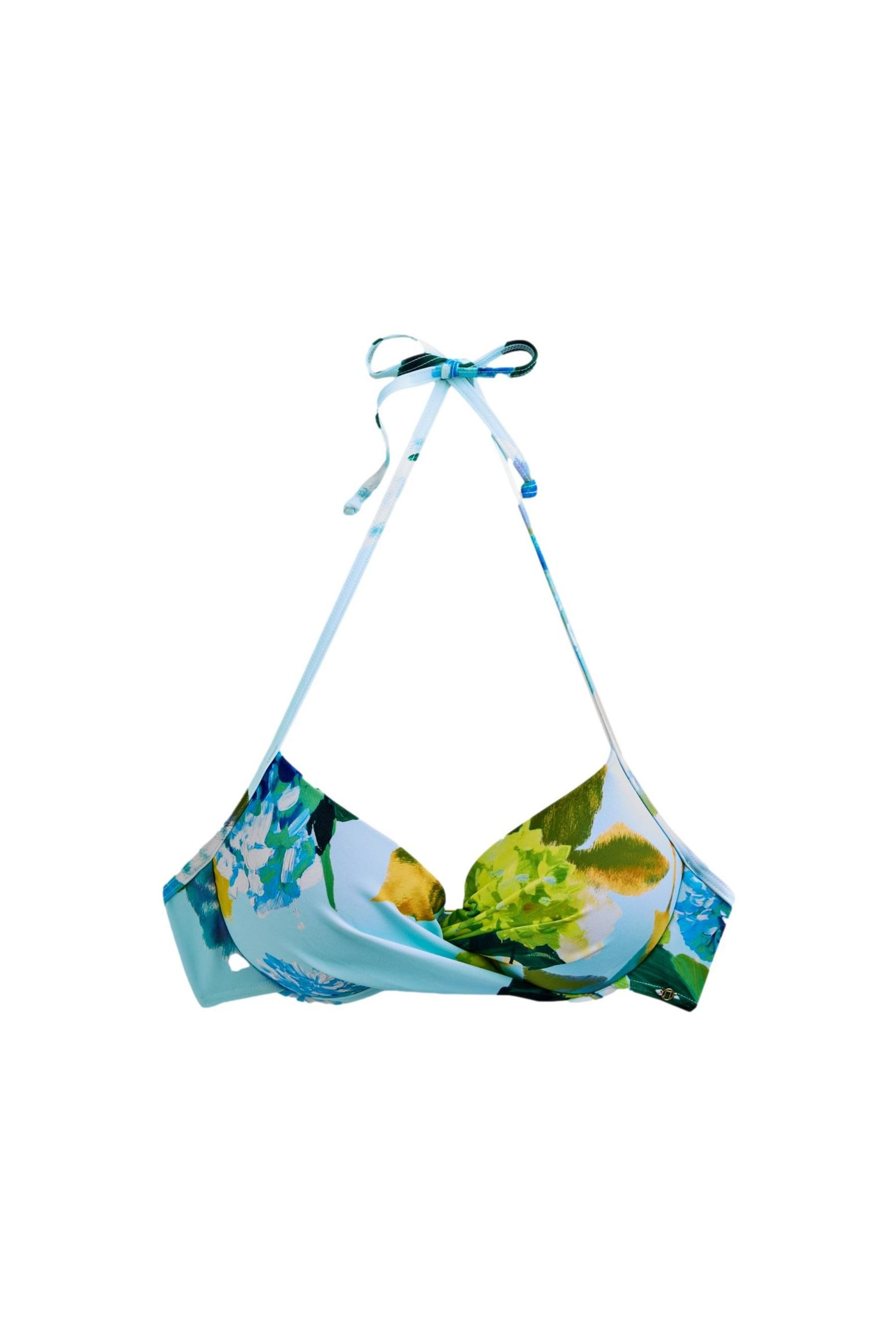 Aqua Blue Floral