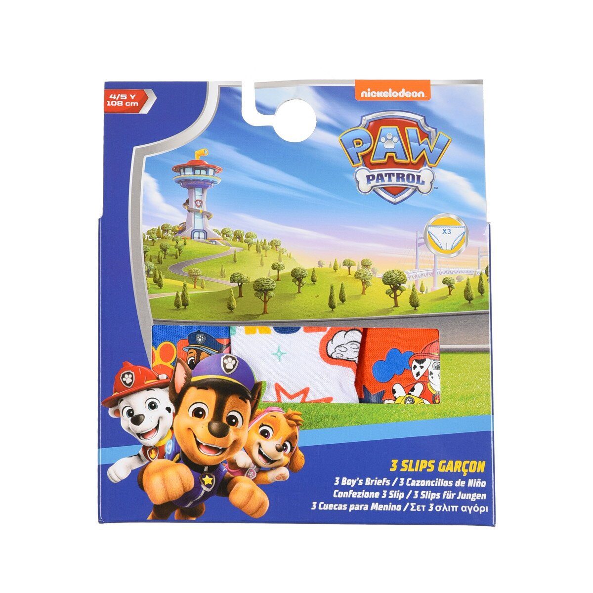 PAW PATROL Funktionsunterhose Paw Patrol Kinder-Unterhosen 3er Pack – 3-4 Jahre