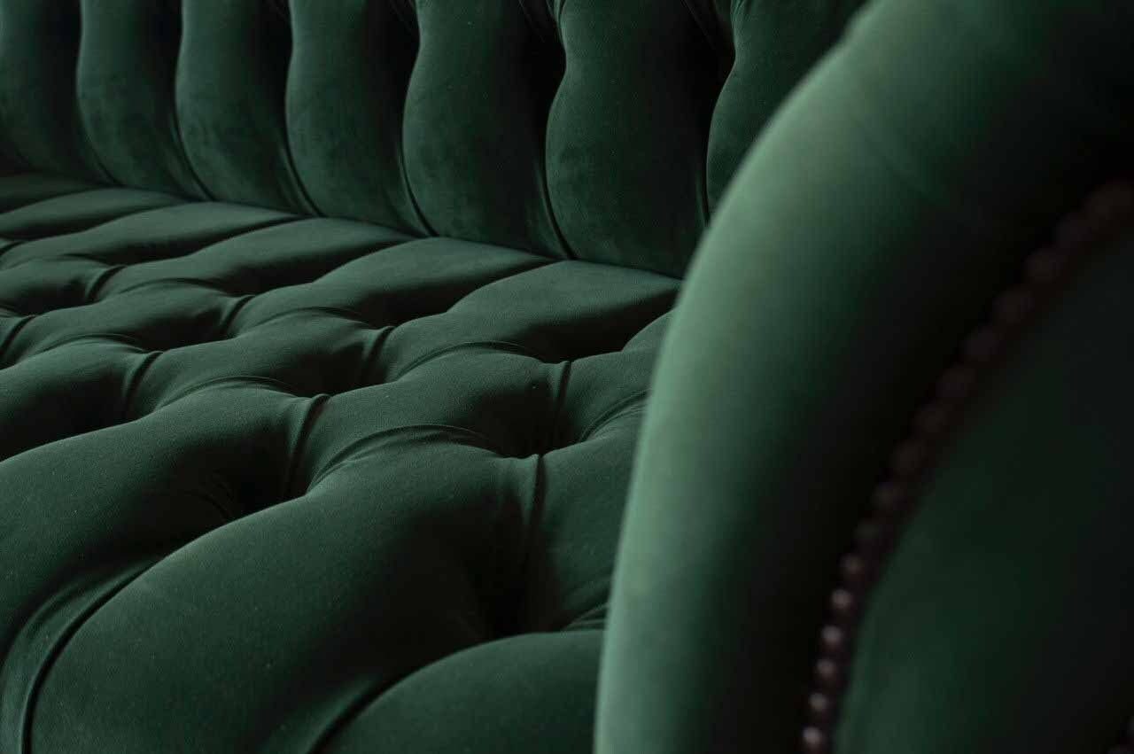 Design JVmoebel In Couch Europe Made Sofa 3 Sofa Chesterfield Sitzer Wohnzimmer Textil, Polster