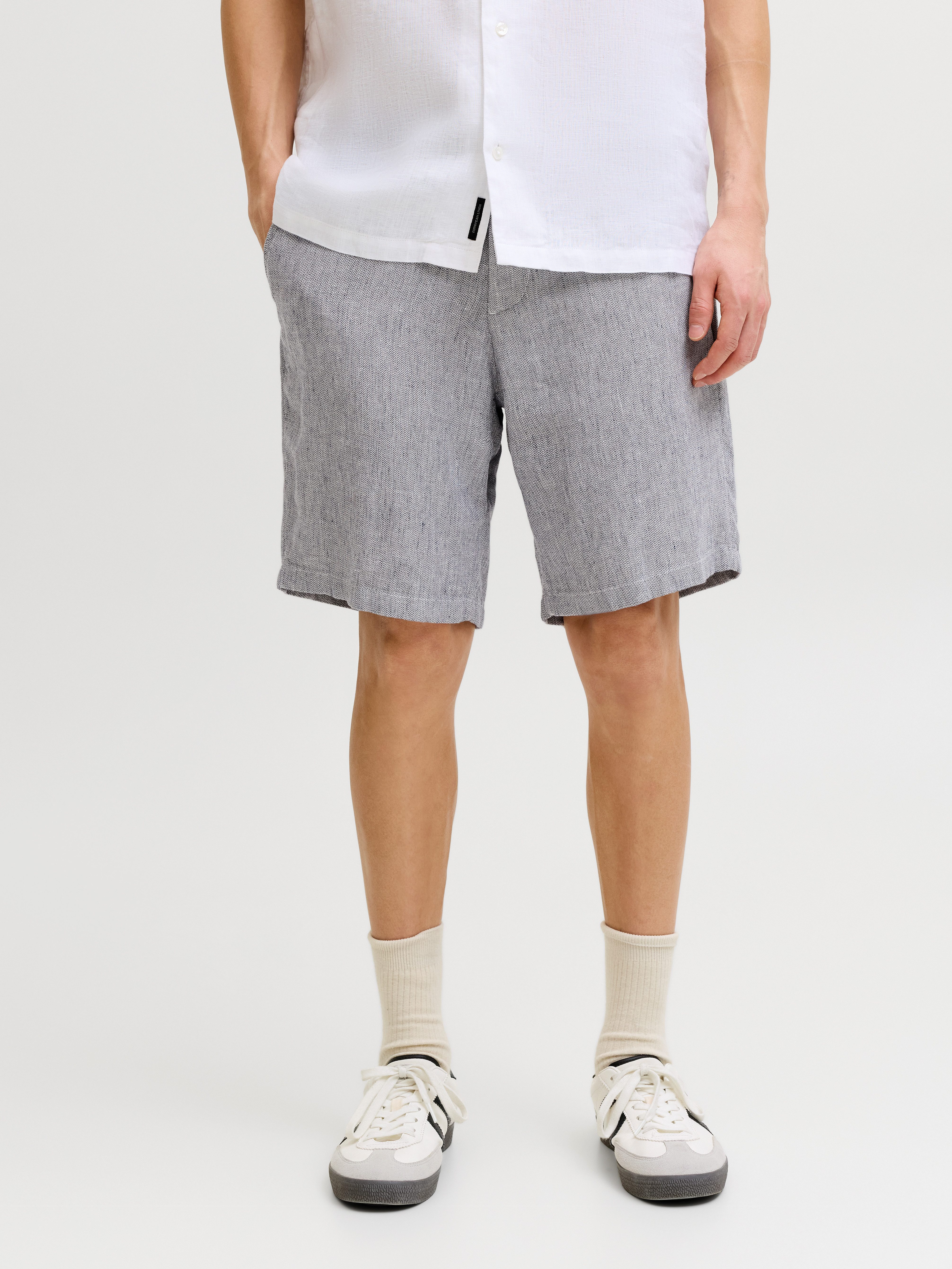 Jack & Jones Chinoshorts JPSTACE MYKONOS LINEN BLEND SHORTS SRT