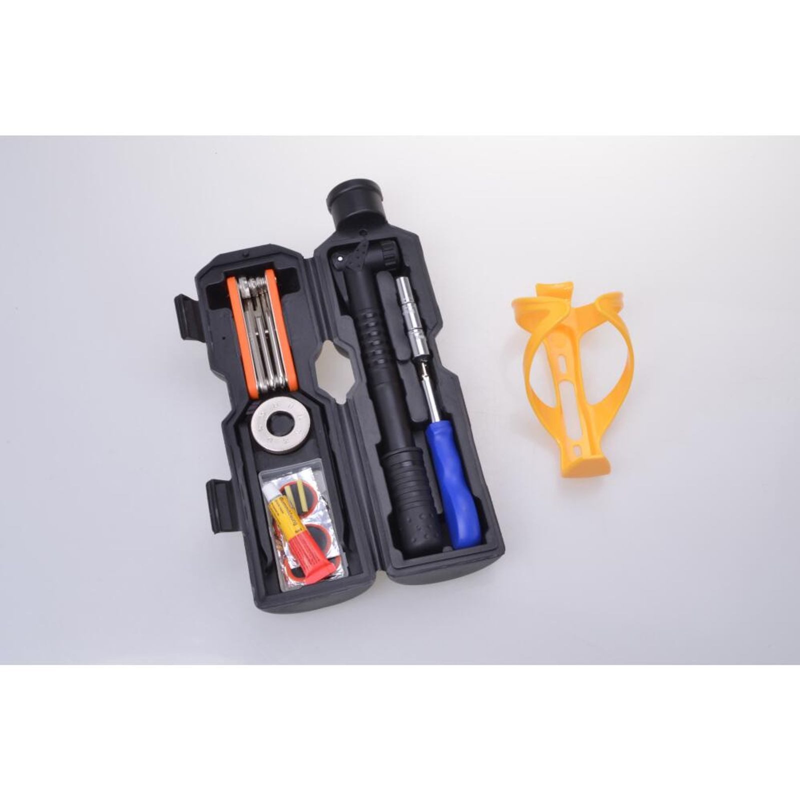 Diedrich Filmer GmbH Fahrradwerkzeugset Set Filmer Fahrradwerkzeug Reparatur Pannen Luftpumpe Schraubendreher
