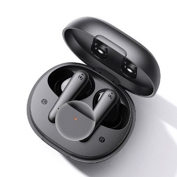 UGREEN HiTune T1 In-Ear Wireless Bluetooth TWS Ohrhörer Schwarz Bluetooth-Kopfhörer (Bluetooth, Touch Control, TWS, Bluetooth 5.0, EQ-Modus, Rauschunterdruckung, Wasserdicht IPX5)