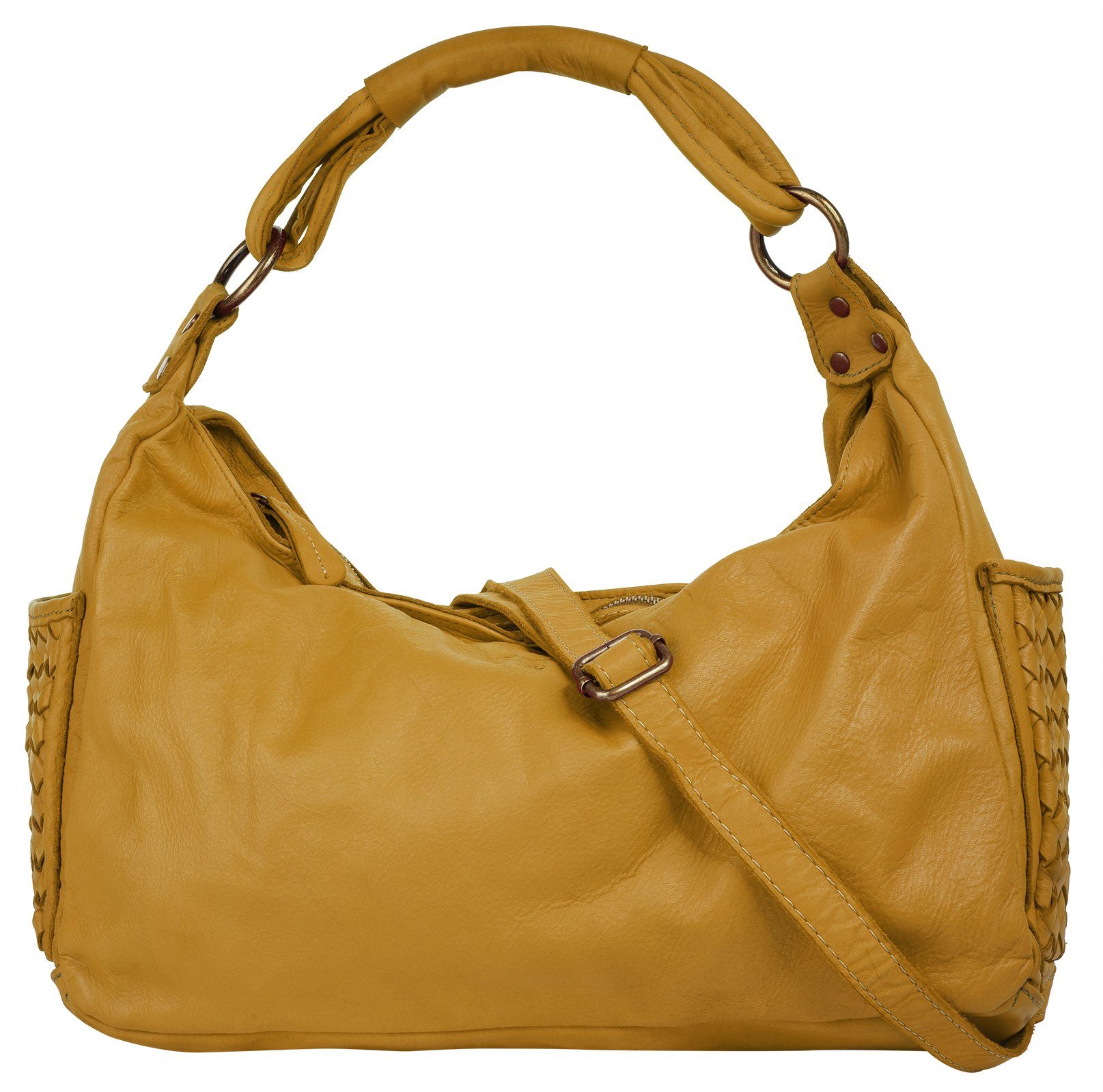 Samantha Look Henkeltasche, echt Leder, Made in Italy günstig online kaufen