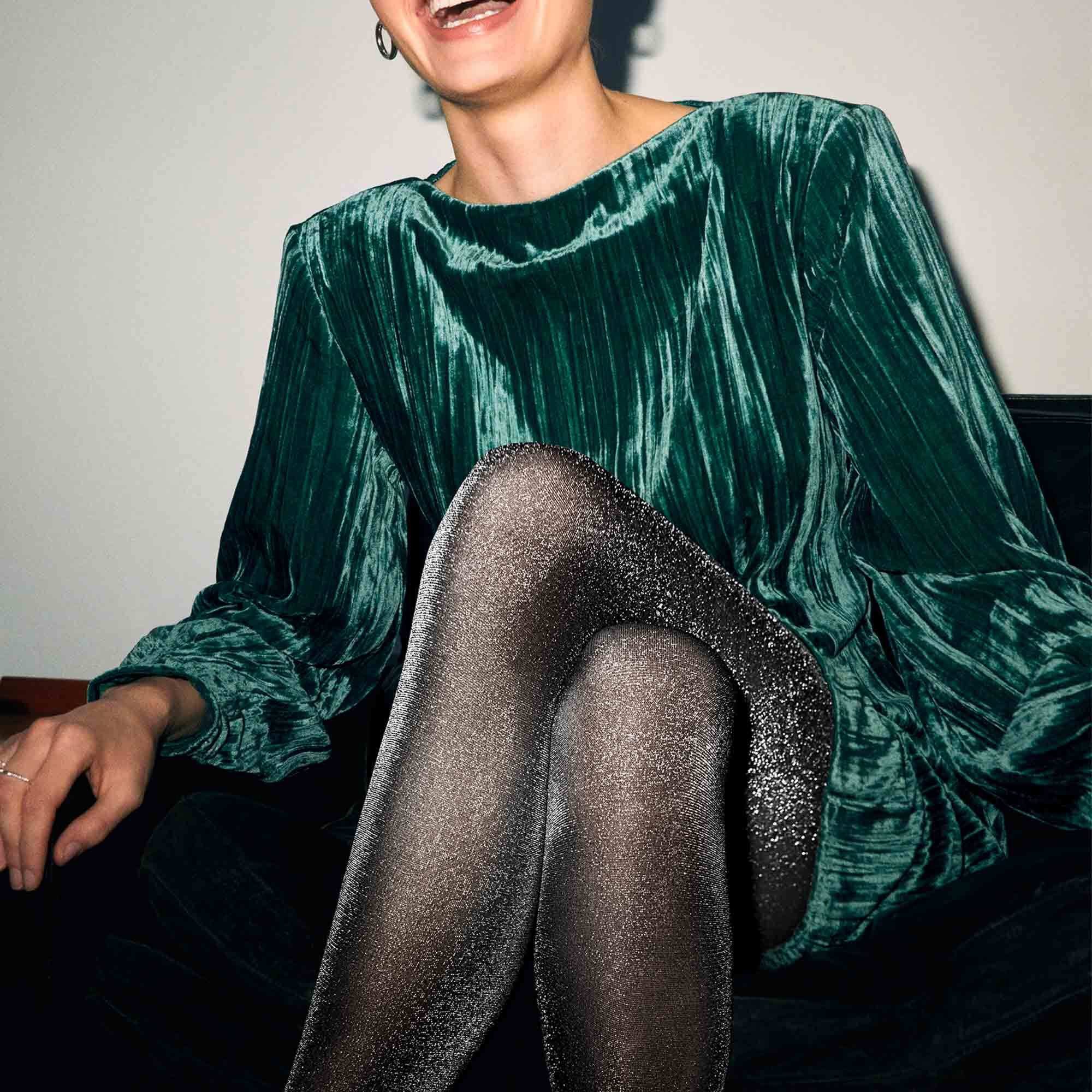 KUNERT Strumpfhose Sparkling Celebration 50 DEN (1 St) Strumpfhose mit Schimmer