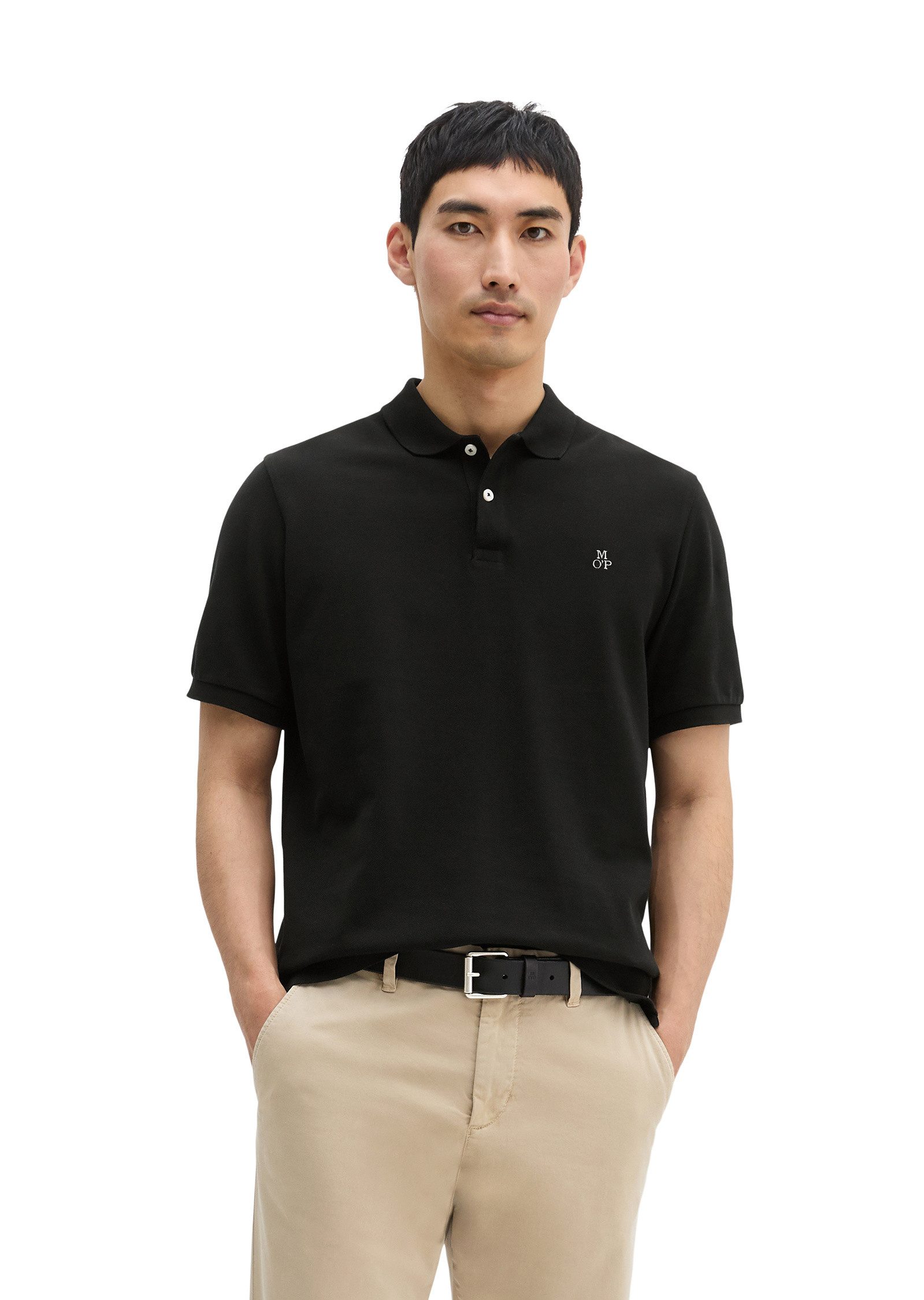 Marc O'Polo Poloshirt aus reiner Bio-Baumwolle