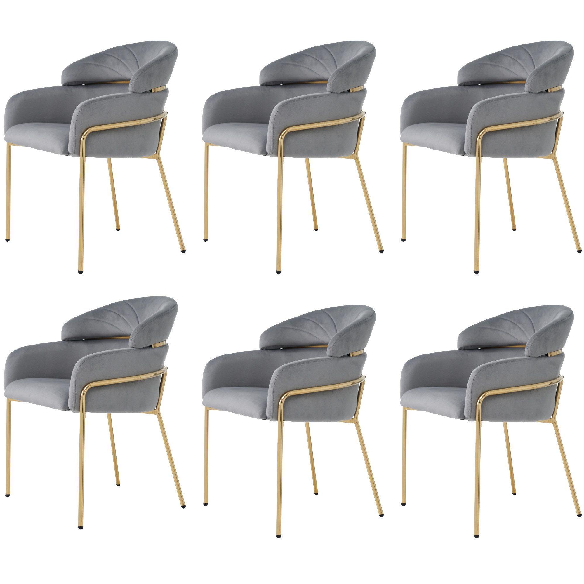 MODFU Polsterstuhl Esszimmerstuhl (6 St), Schlafzimmer, günstig online kaufen