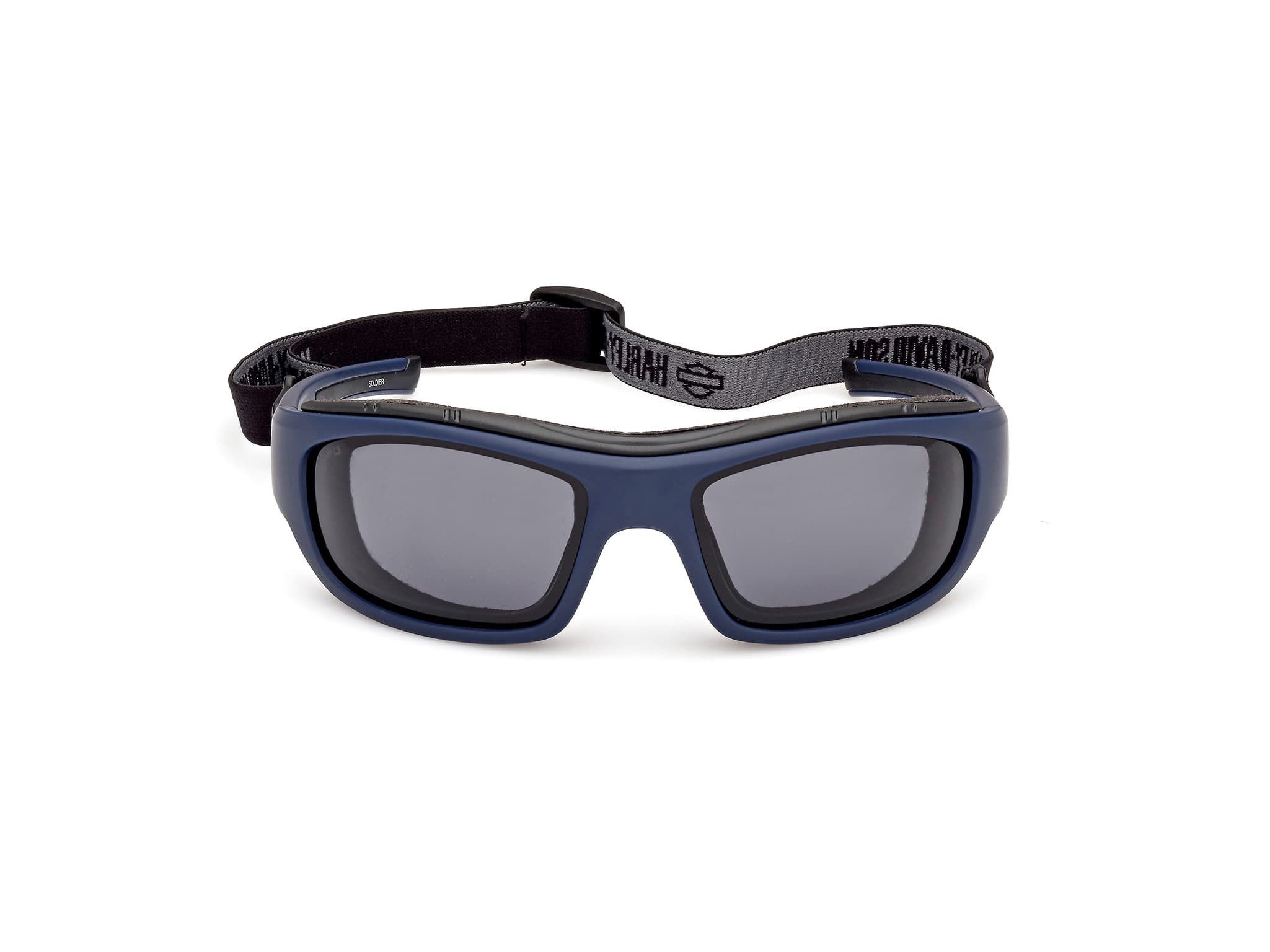 HARLEY-DAVIDSON Motorradbrille, (1-St), Motorradbrille Soldier - Marcolin - HZ0007-91A